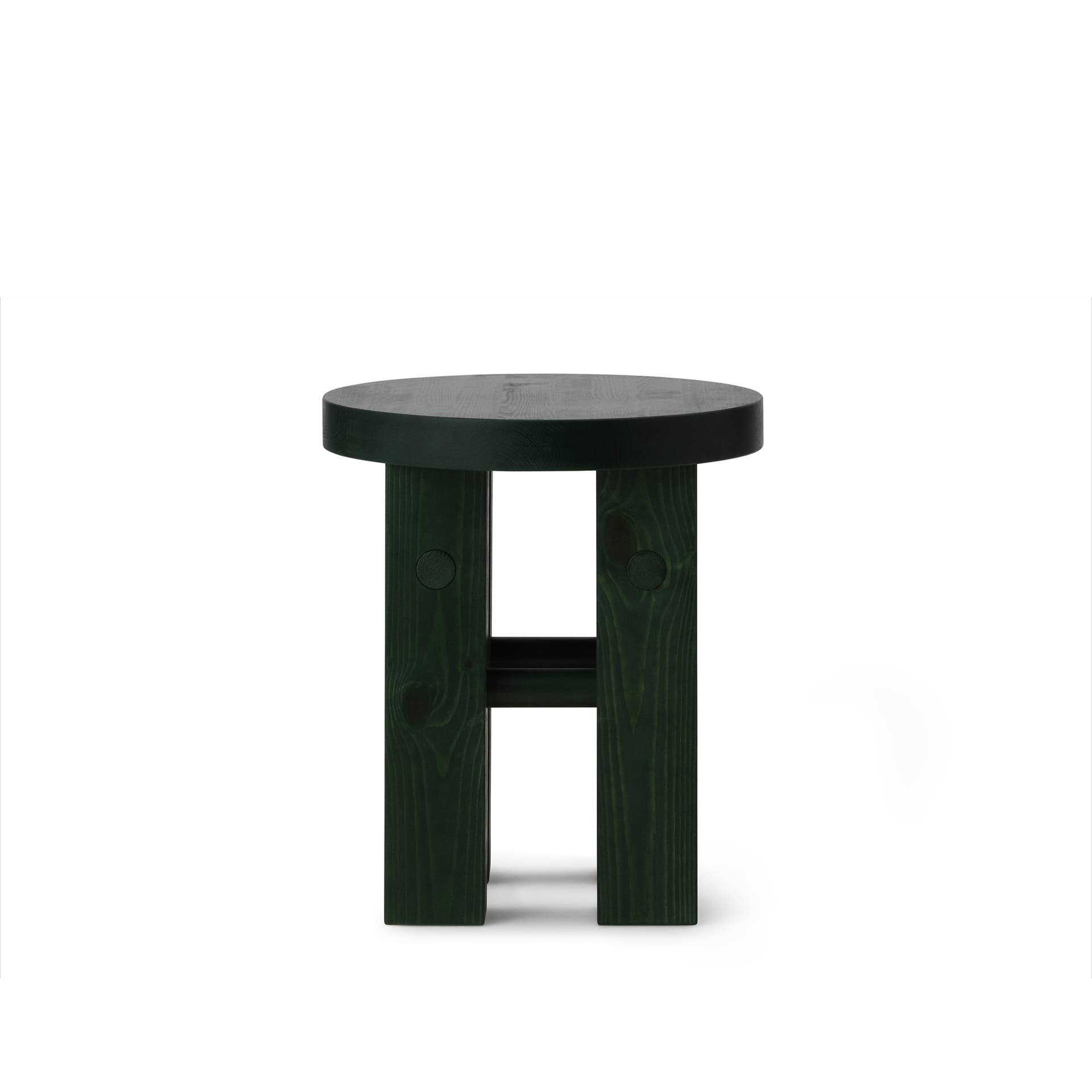 Normann Copenhagen - Fyr Stool Dark Grønn