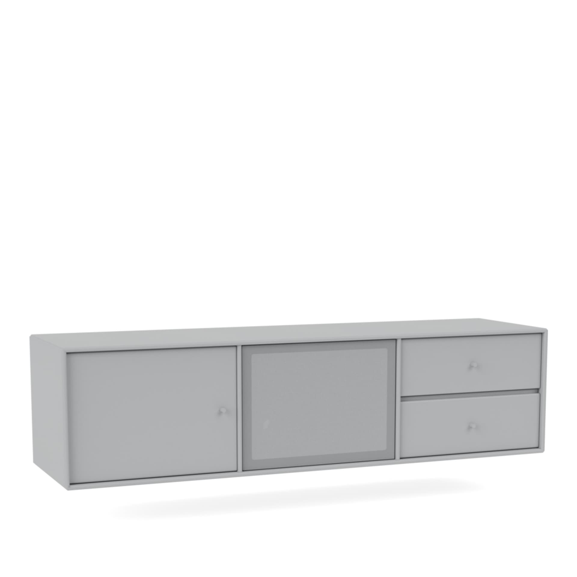 Montana - Octave Vi TV Bench 02-Fjord 04 Suspension Rails - TV-benker - Peter J. Lassen - Blå - Tre