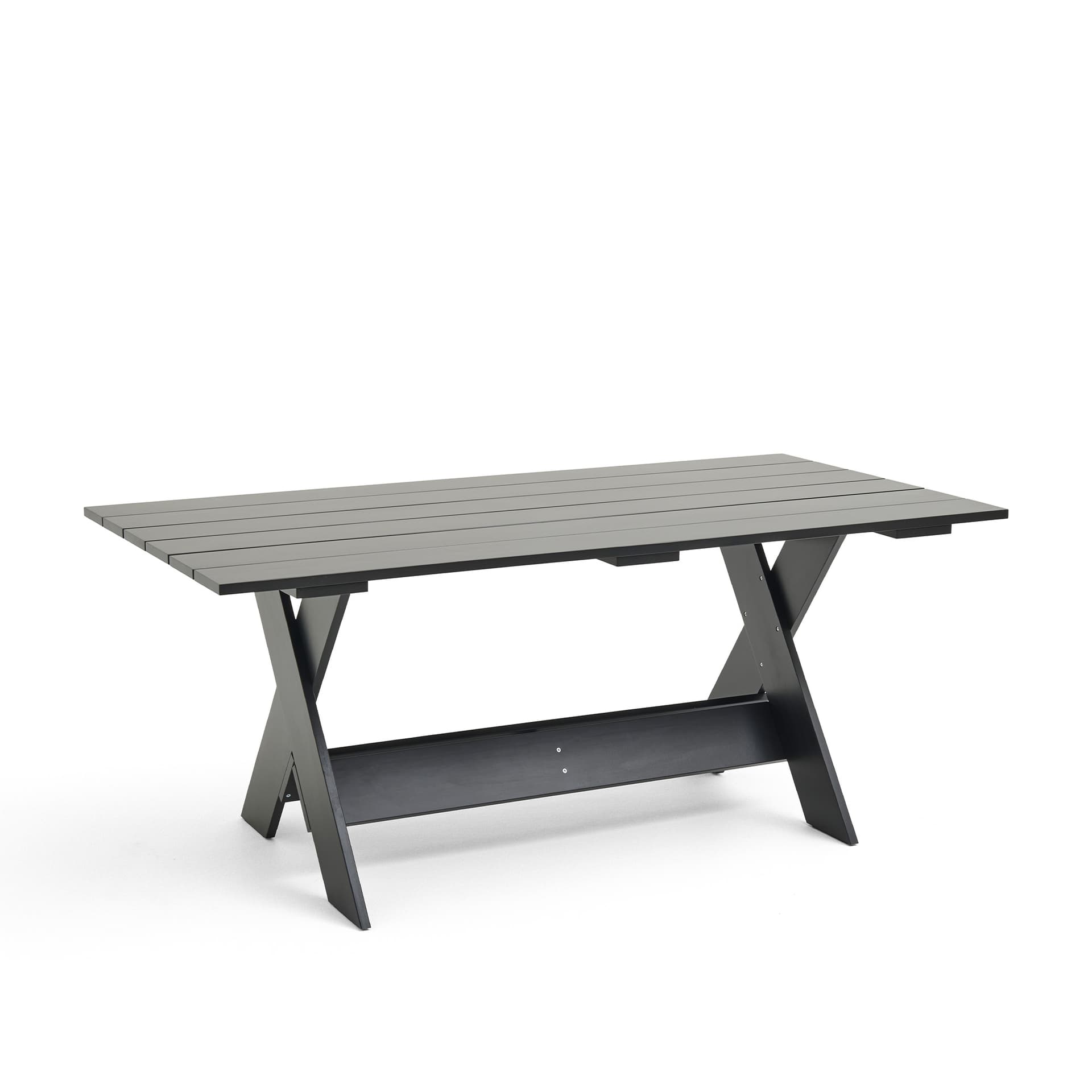 HAY - Crate Dining Table L180 - Black - Utendørs spisebord - Gerrit Rietveld - Svart - Tre