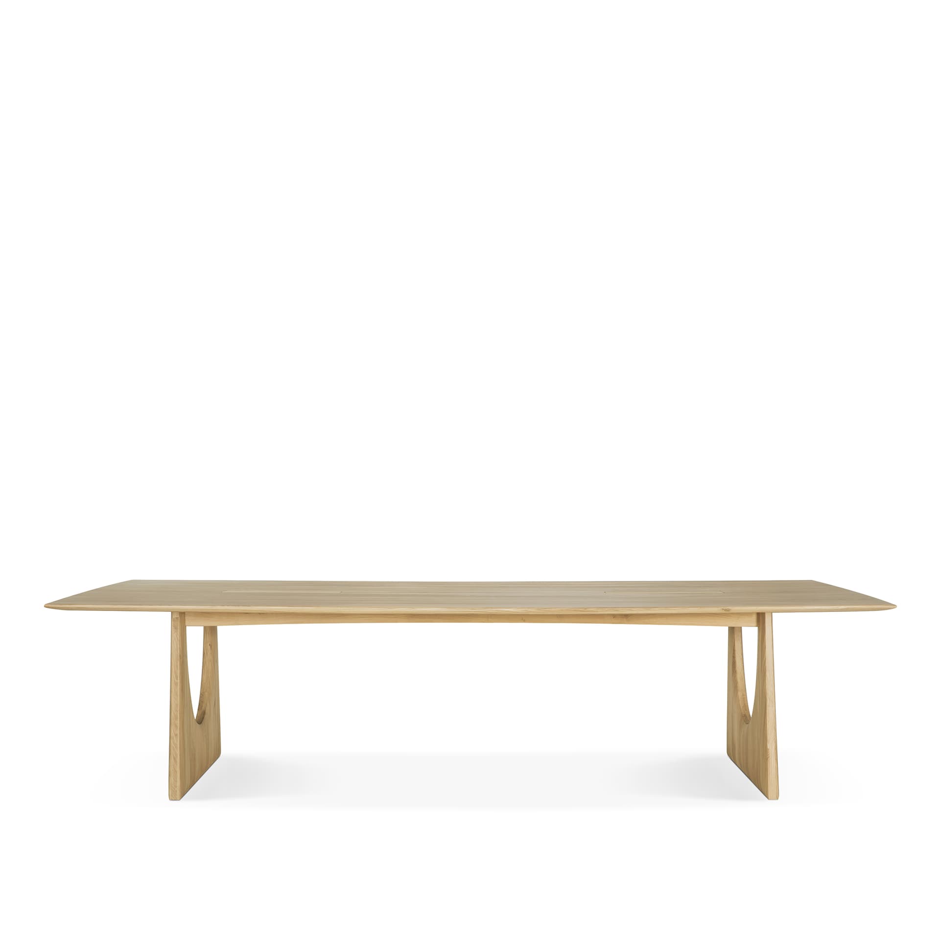 Ethnicraft - Geometric Meeting Table - Varnished Oak - Rectangular 313 x 140 x 76 - Skrivebord - Alain Van Havre - Tre farget - Tre