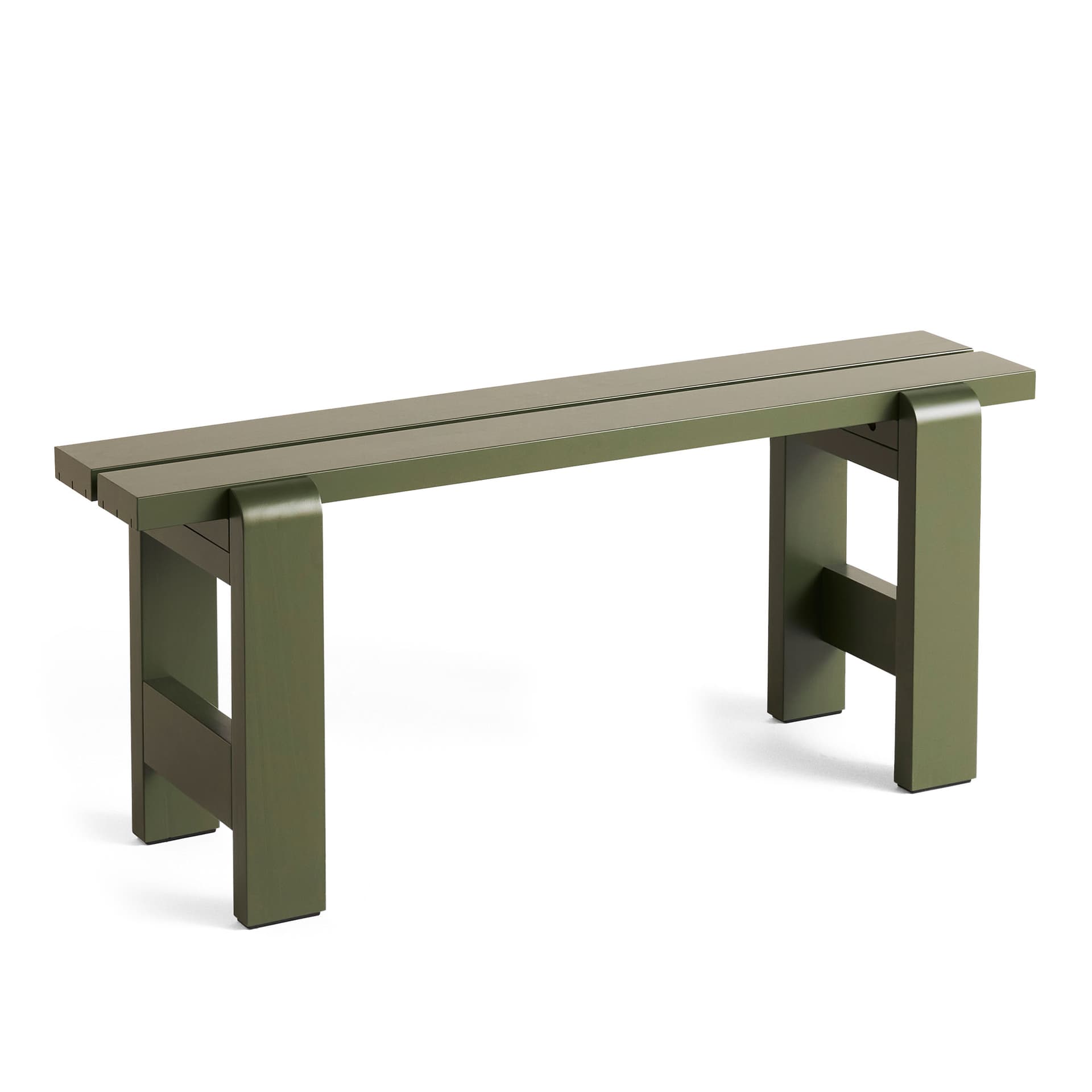 HAY - Weekday Bench 111x23 cm / Olive - Hagebenker & sofaer - Hannes & Fritz - Grønn - Tre