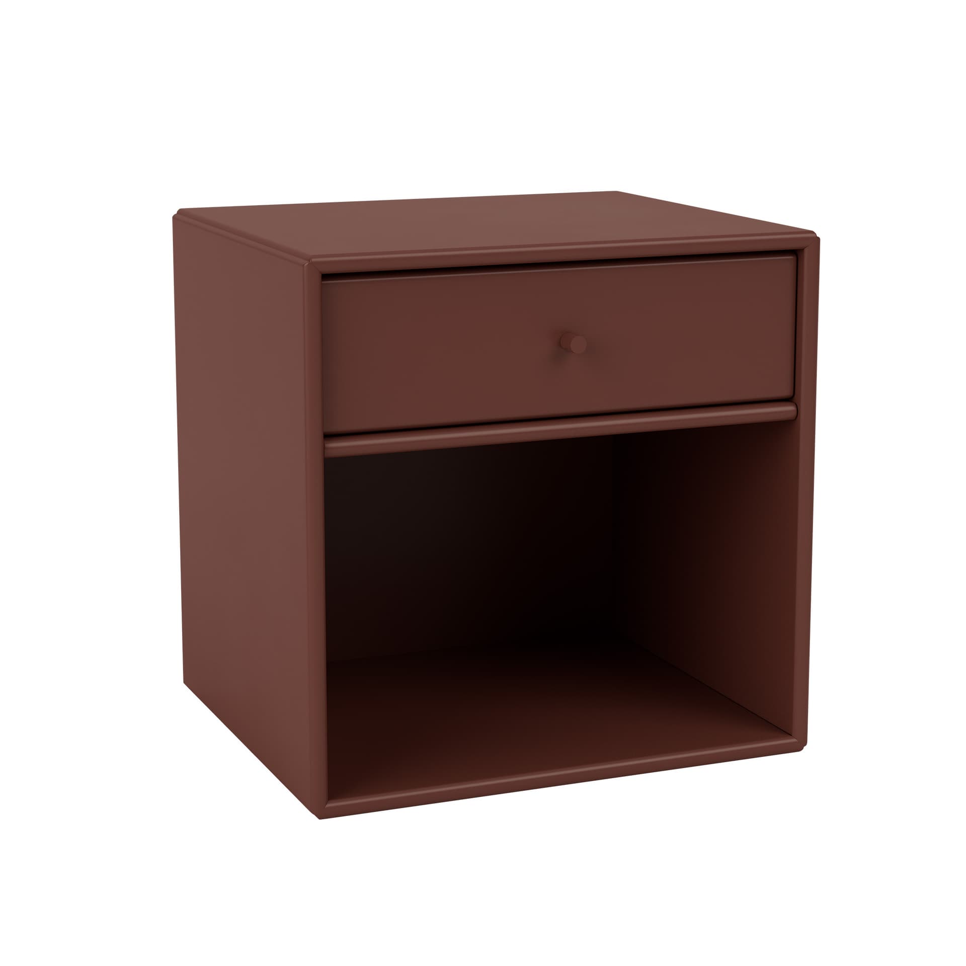 Montana - Dream Nightstand 155-Masala 04 Suspension Rails - Nattbord - Peter J. Lassen - Brun - Tre