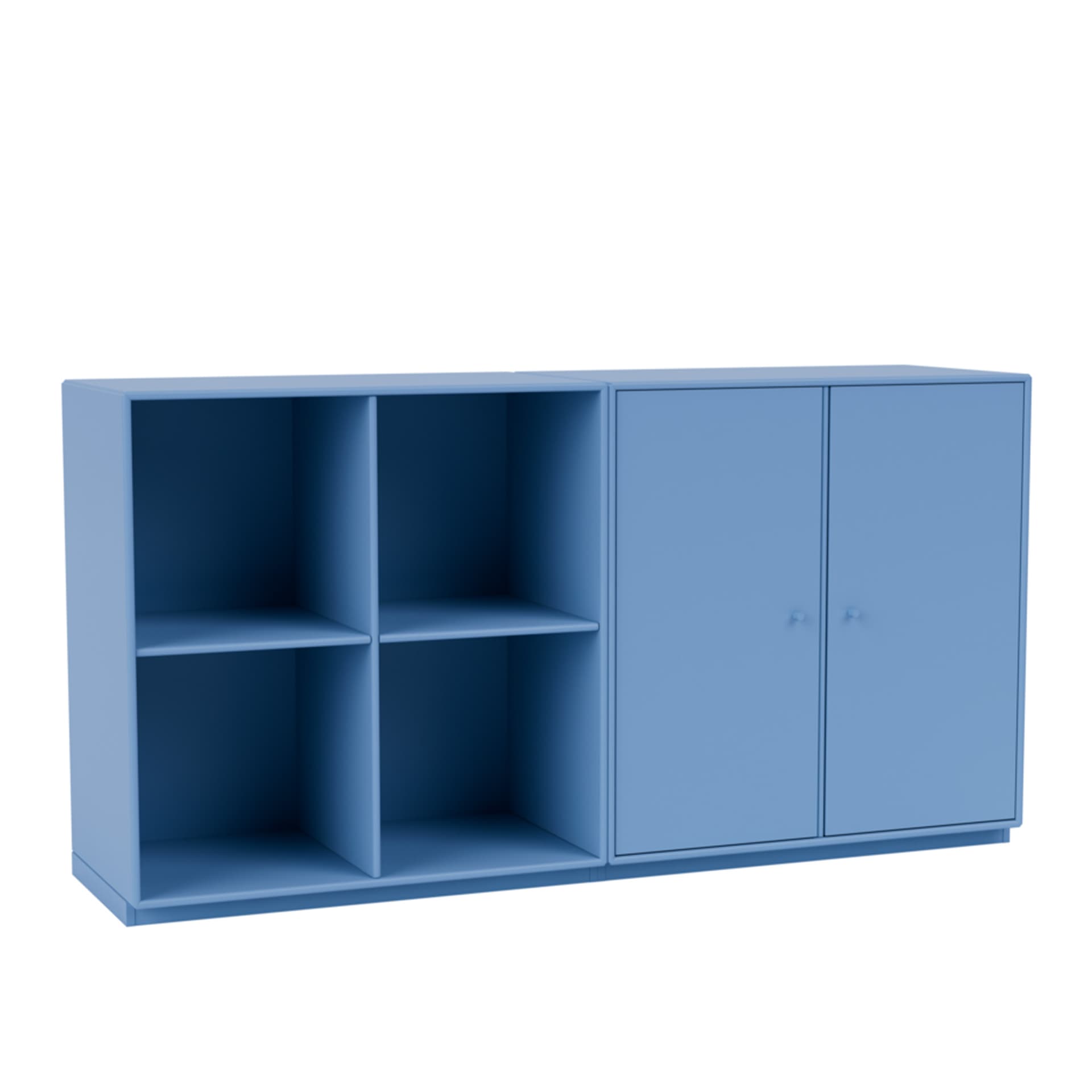Montana - Pair Classic Sideboard 154-Azure 06 Plinth 3 cm - Sideboards - Peter J. Lassen - Blå - Tre