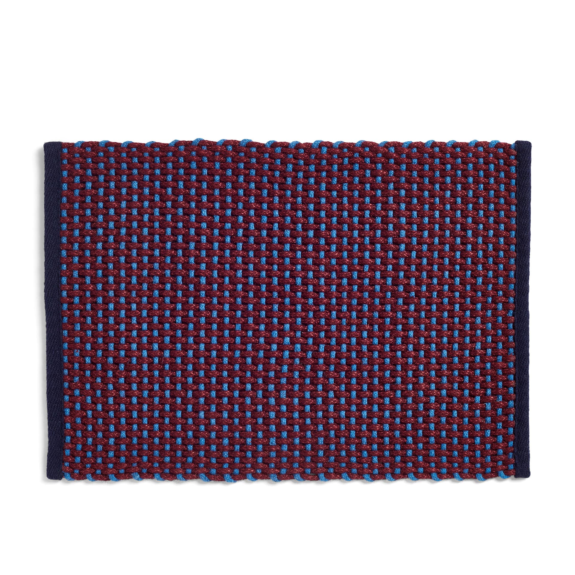 HAY - Door Mat - Burgundy - Mønstrede tepper - Lilla - Jute