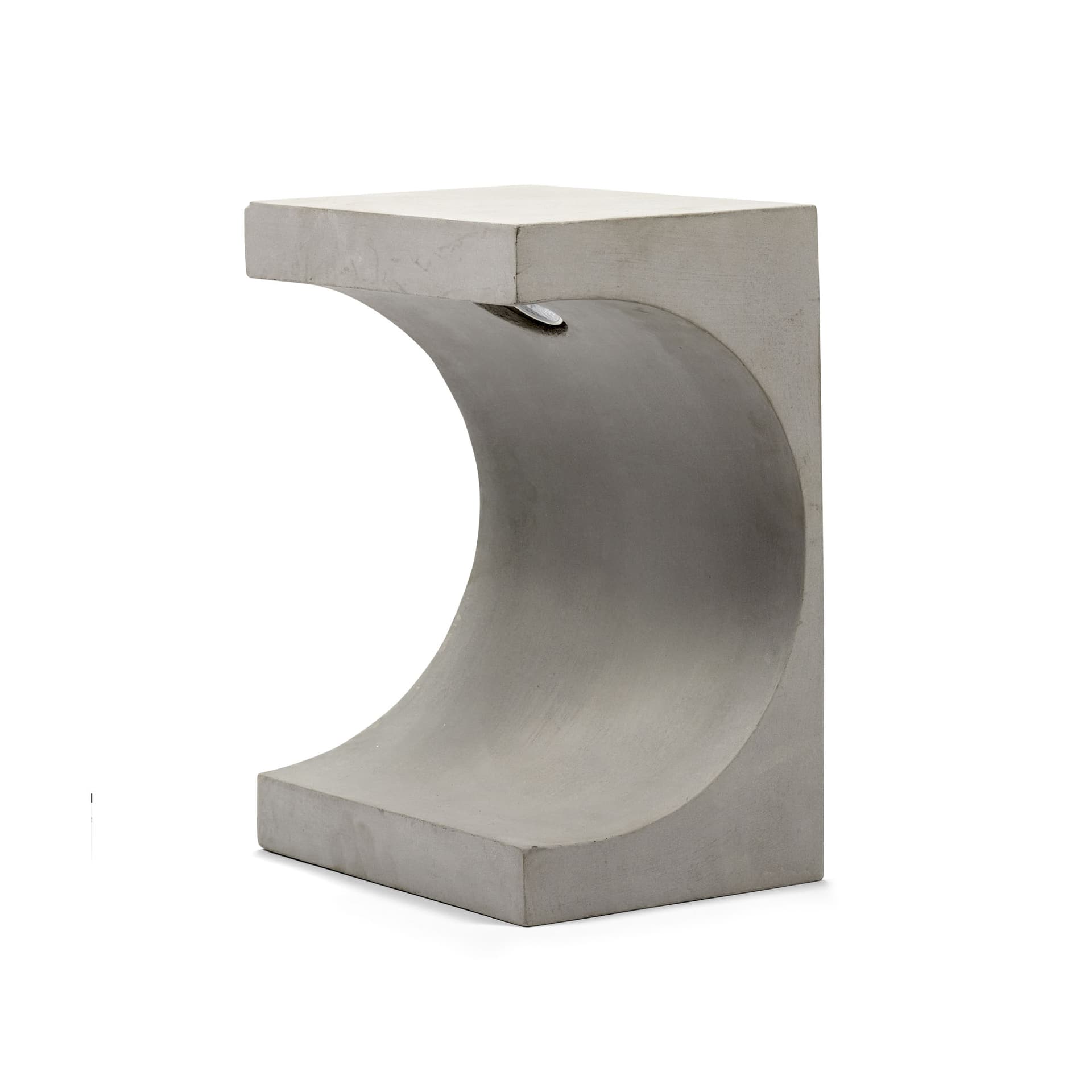 Serax - Side Table Concrete Tangent - Bordlamper - Patrick Paris - Grå - Stein