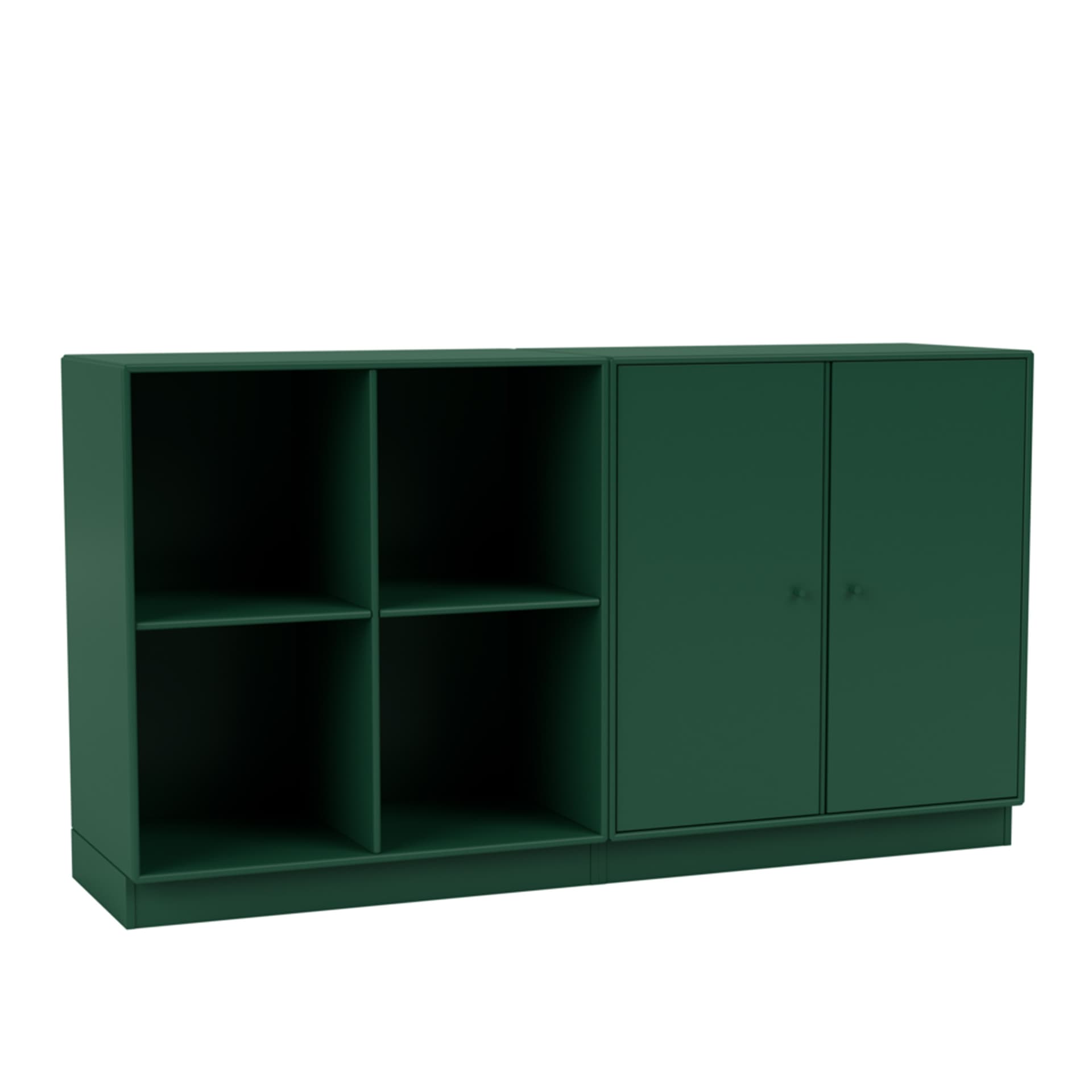 Montana - Pair Classic Sideboard 136-Pine 07 Plinth 7 cm - Sideboards - Peter J. Lassen - Grønn - Tre