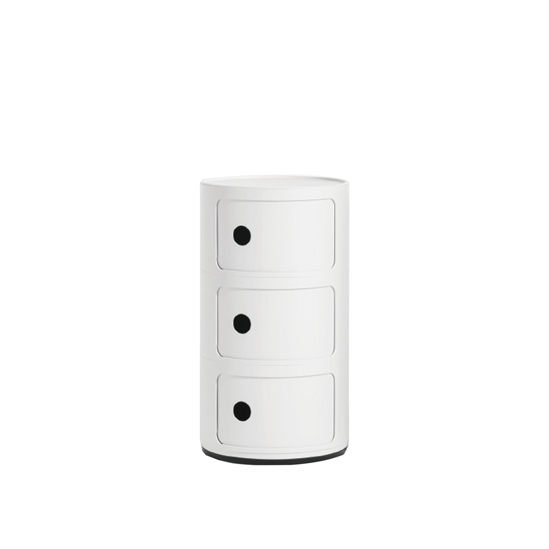 Kartell - Componibili 3 Sidebord Matt White