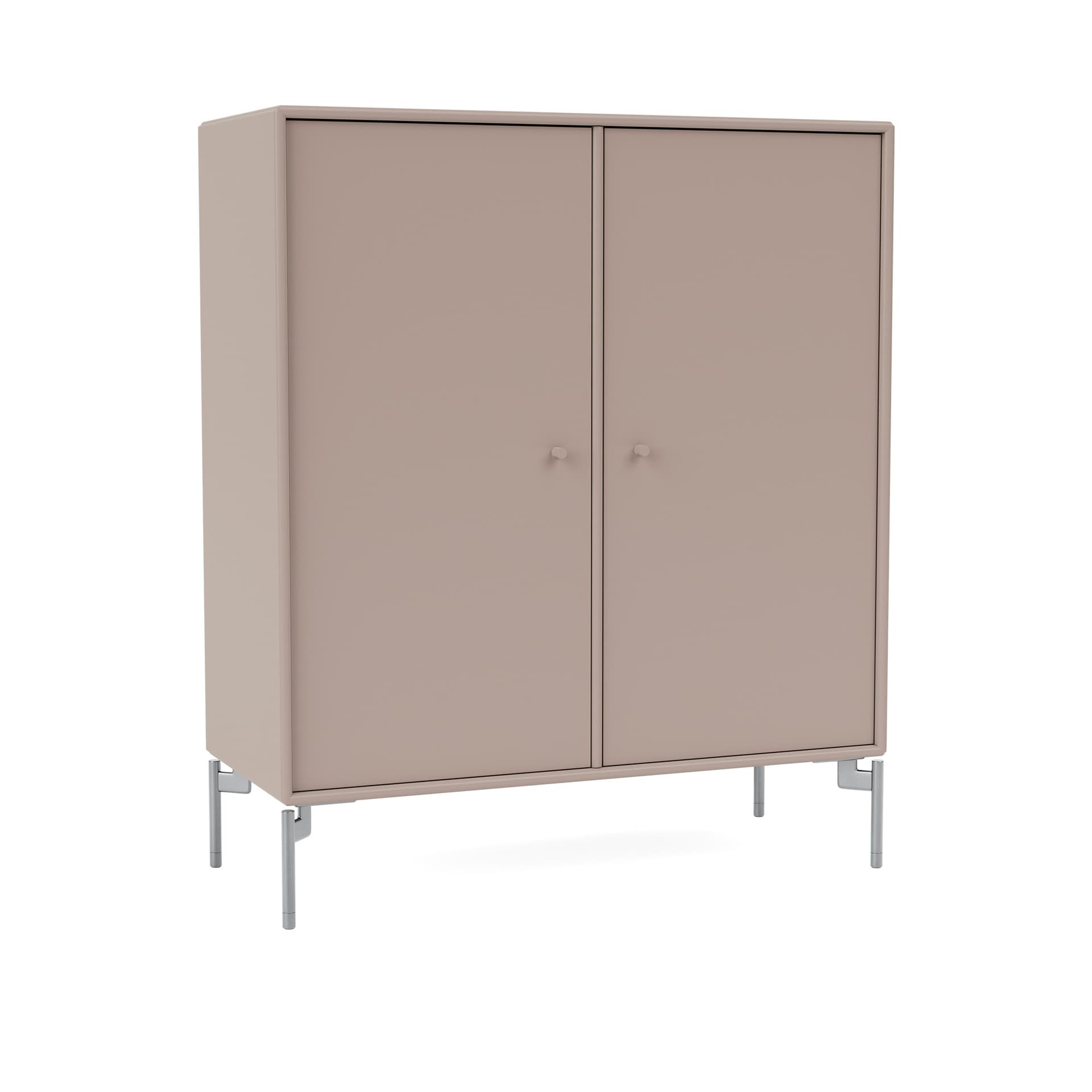 Montana - Cover Cabinet 137-Mushroom Matt Chrome - Oppbevaringsskap - Peter J. Lassen - Beige - Tre