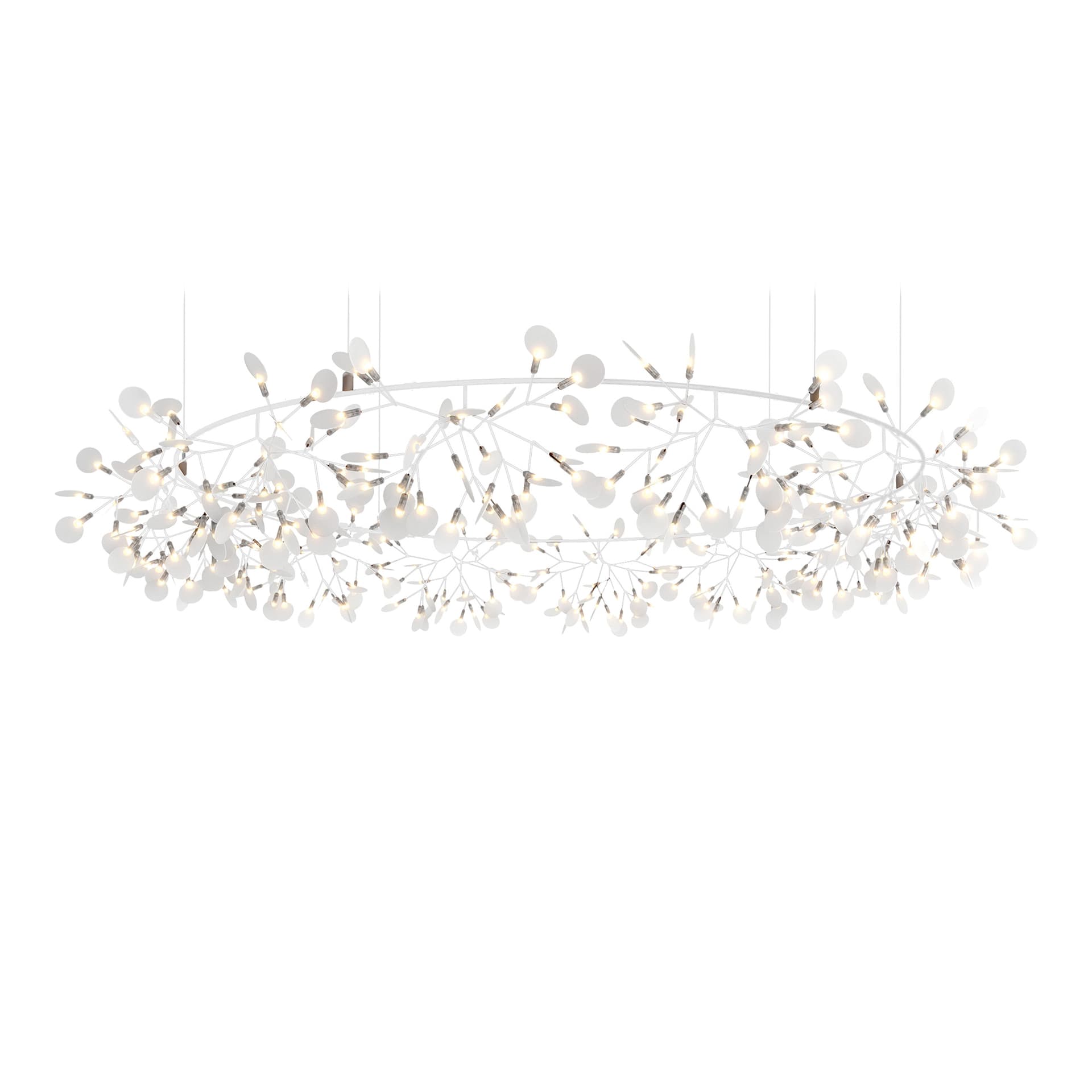 Moooi - Heracleum III, The Big O Big White - Lysekroner - Bertjan Pot - Hvit
