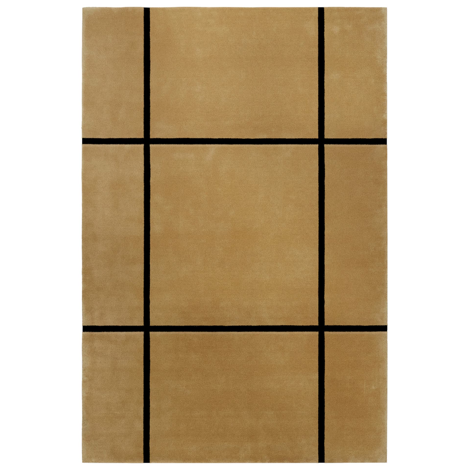 Nordic Knots - Pavilion Yellow 250x350 cm - Mønstrede tepper - Gul - Ull