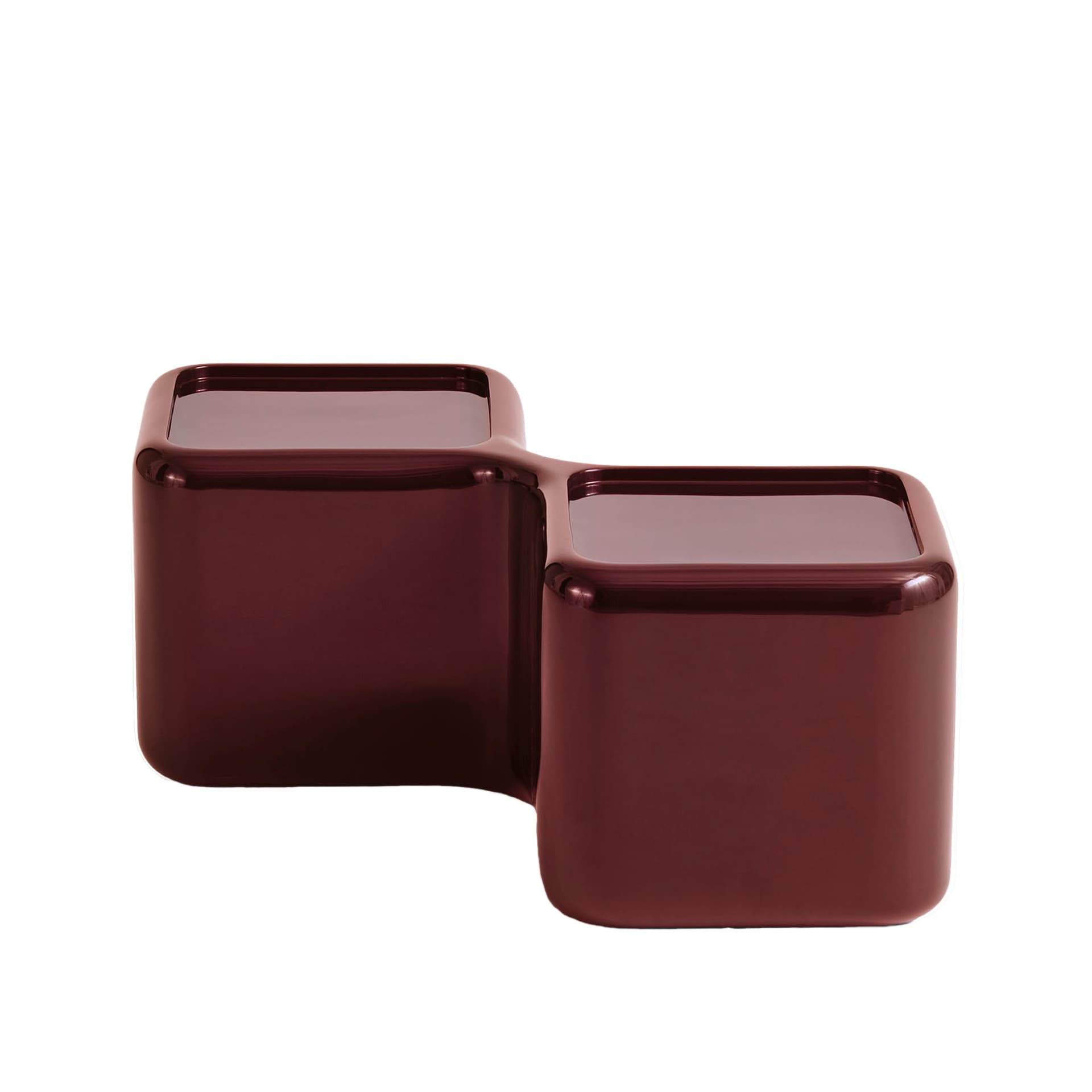 NOGA - Rectangular Module Table High Table Red - Sofabord - Willo Perron - Rød - Plast