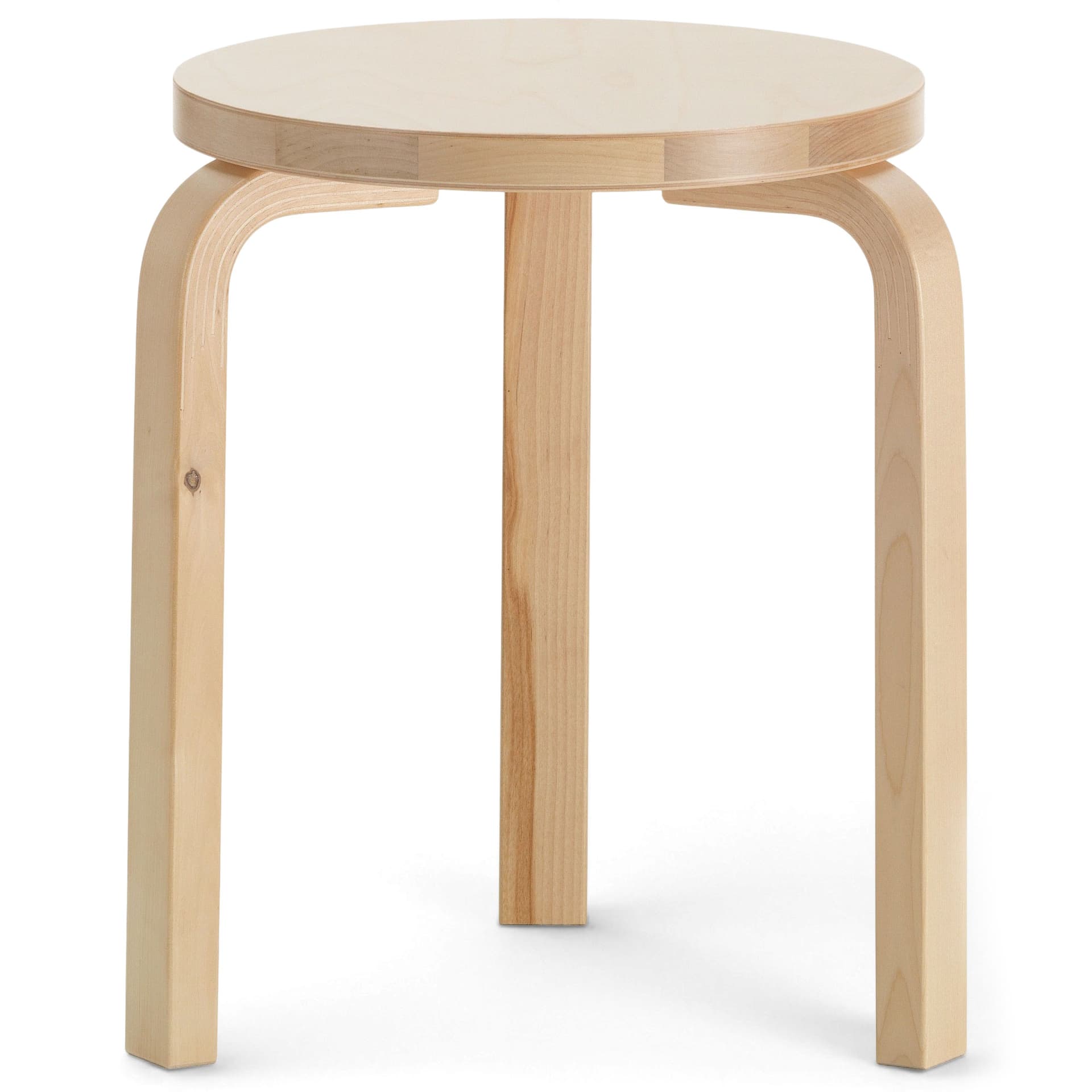 Artek - Stool 60 krakk Wild Birch - Krakker - Alvar Aalto