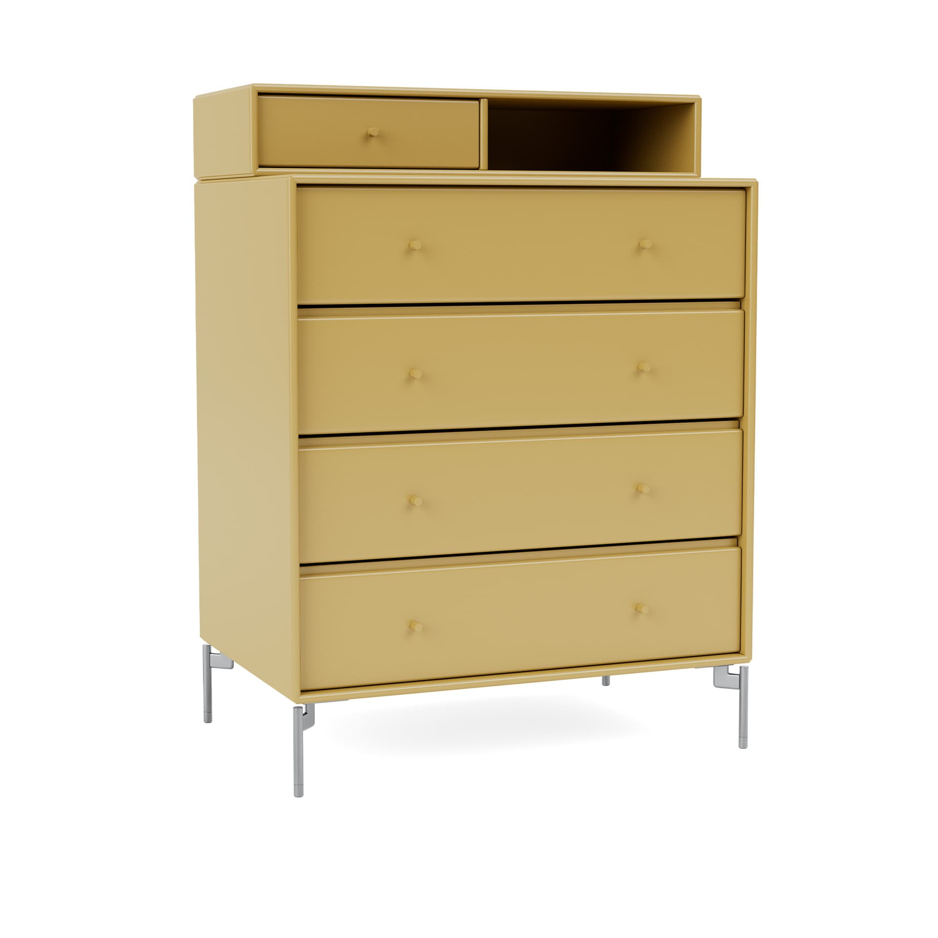 Montana - Keep Chest Of Drawers 157-Cumin Matt Chrome - Skjenker - Peter J. Lassen - Gul - Tre