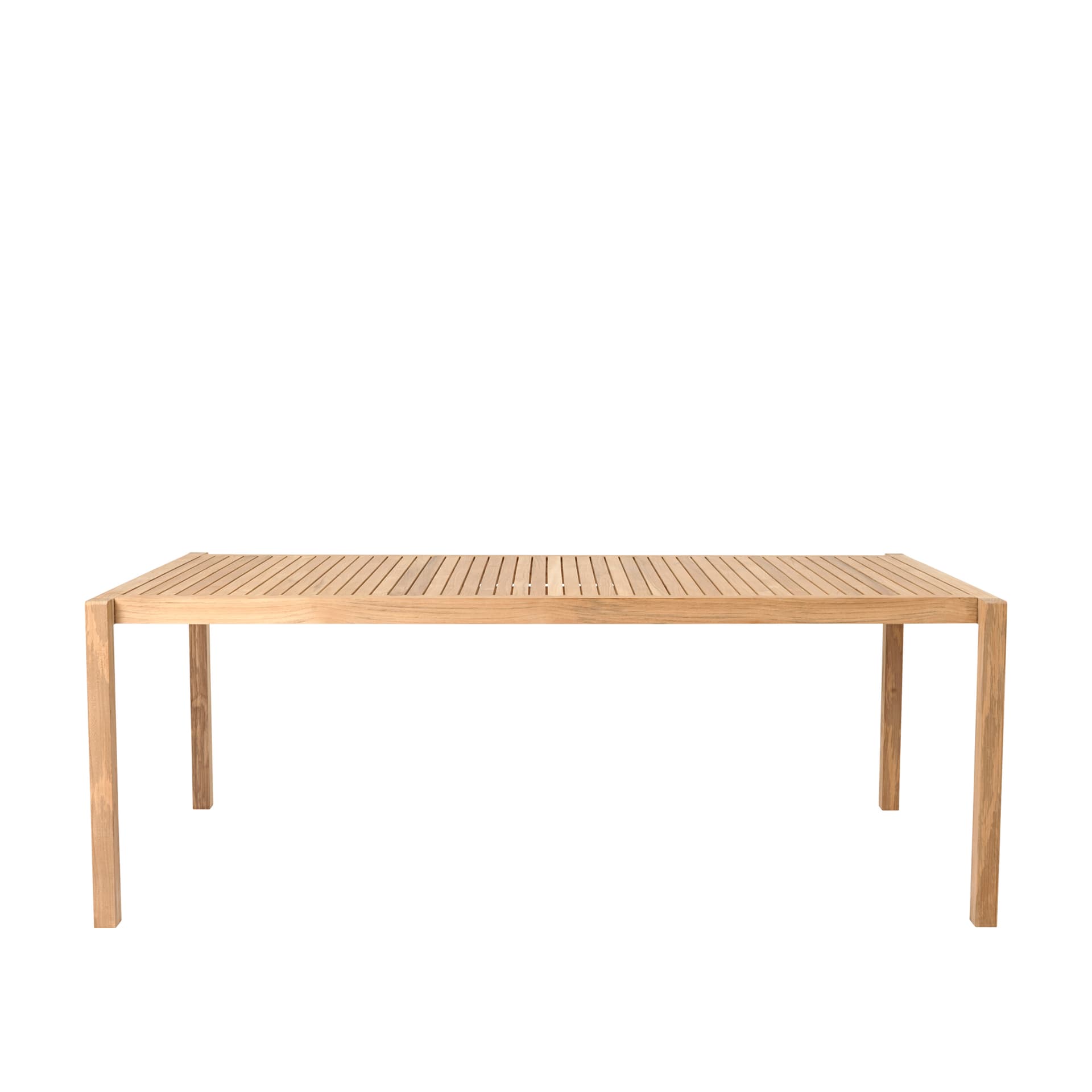 Carl Hansen - AH901 utendørs spisebord 100 x 203 cm - Utendørs spisebord - Alfred Homann - Tre farget - Tre