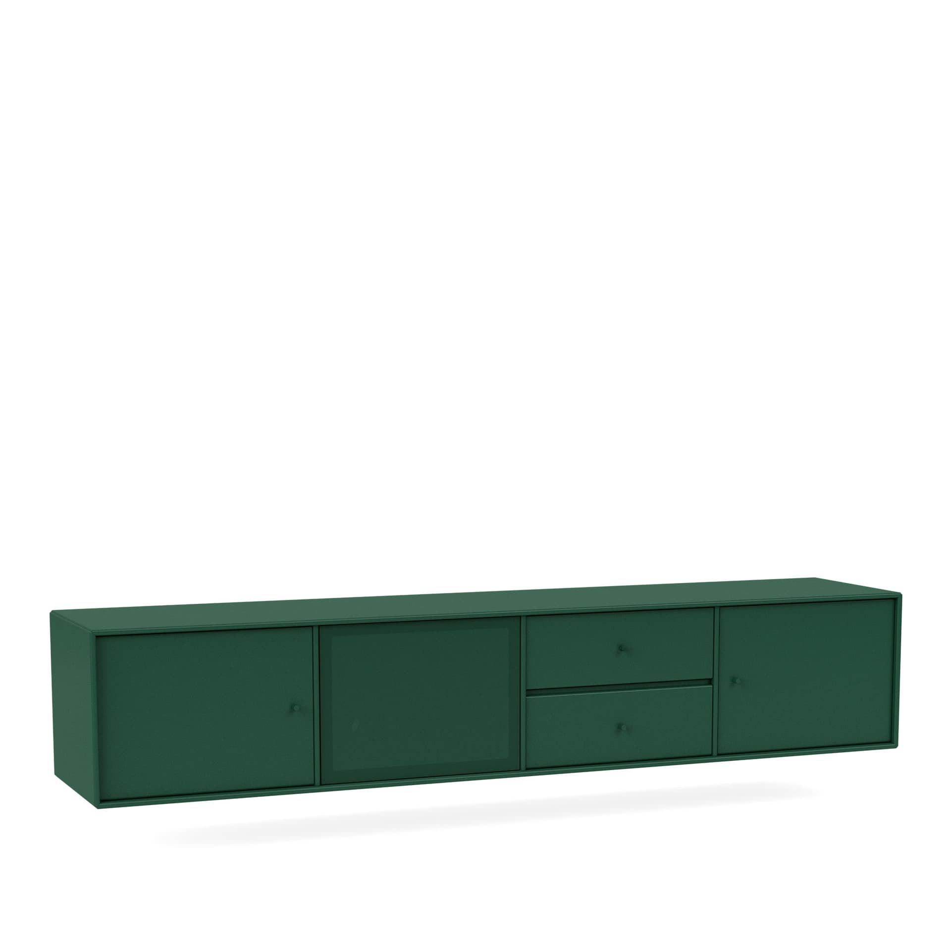 Montana - OCTAVE VIII TV Bench, 04-Suspensionrails, 136 Pine - Quickship - TV-benker - Peter J. Lassen - Grønn