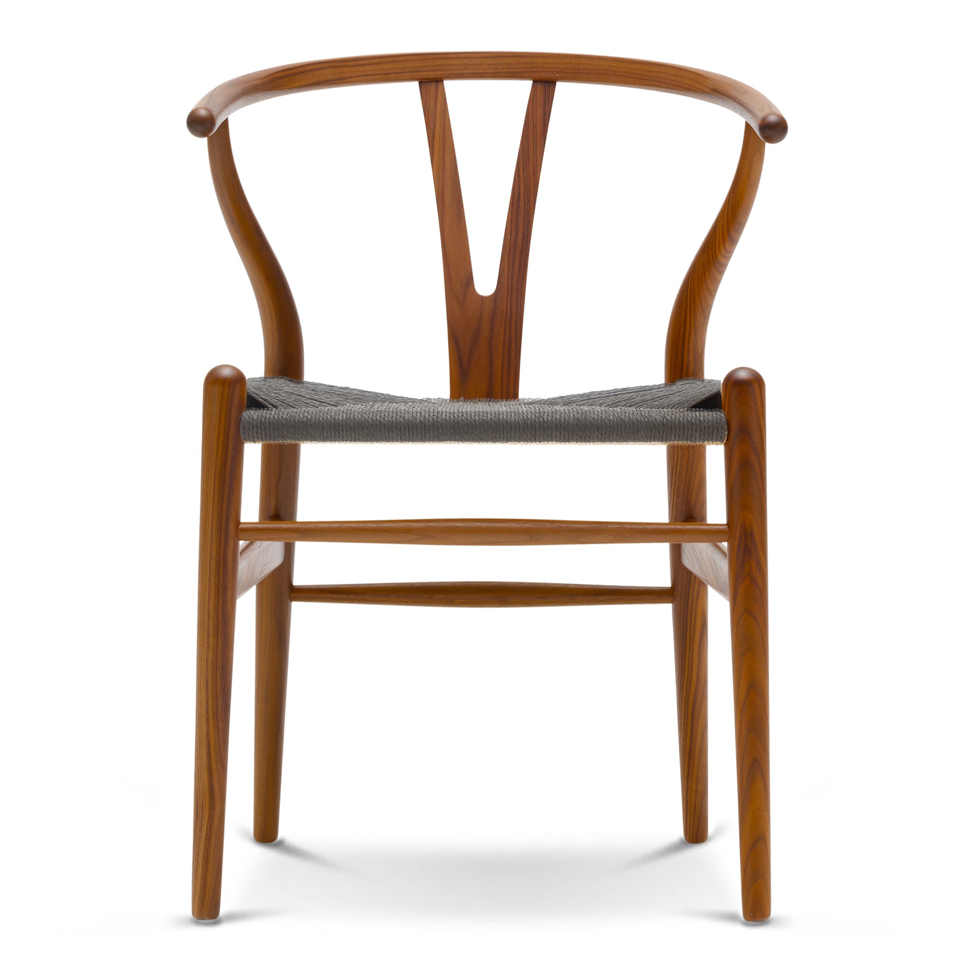 Carl Hansen - CH24 Y-Stolen Valnöt/ Snöre Svart Lackad - Spisestoler - Hans J. Wegner - Tre farget - Papir/Tre