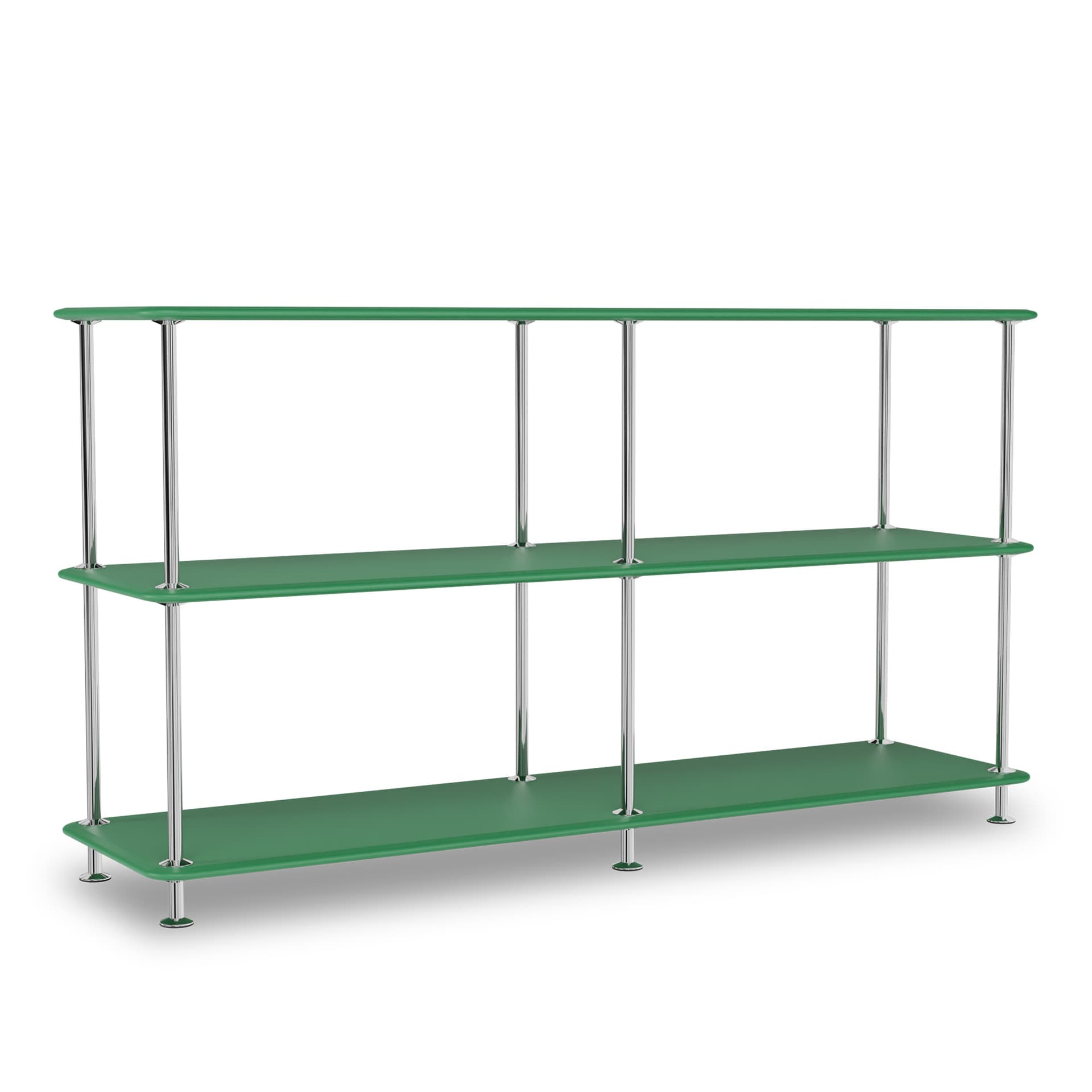 Montana - Montana Free 220000 232-Parsleystructure 44C-Chrome - Hyller & Hyllesystem - Jakob Wagner - Grønn - Metall/Tre