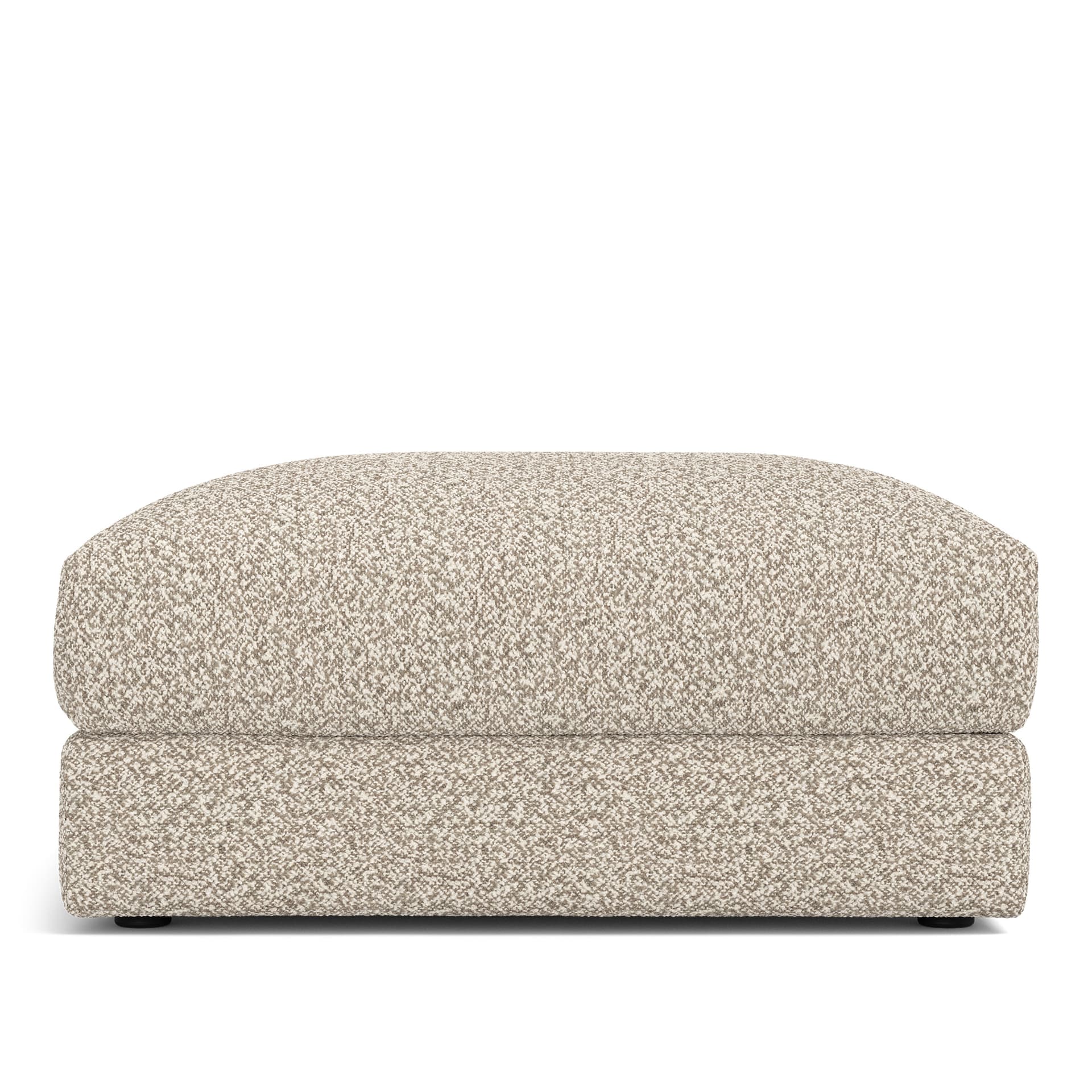NOGA - Pavarotti Ottoman Vellus 03 Fixed Upholstery - Skamler & Taburetter - Ned/Metall/Tre/Skum