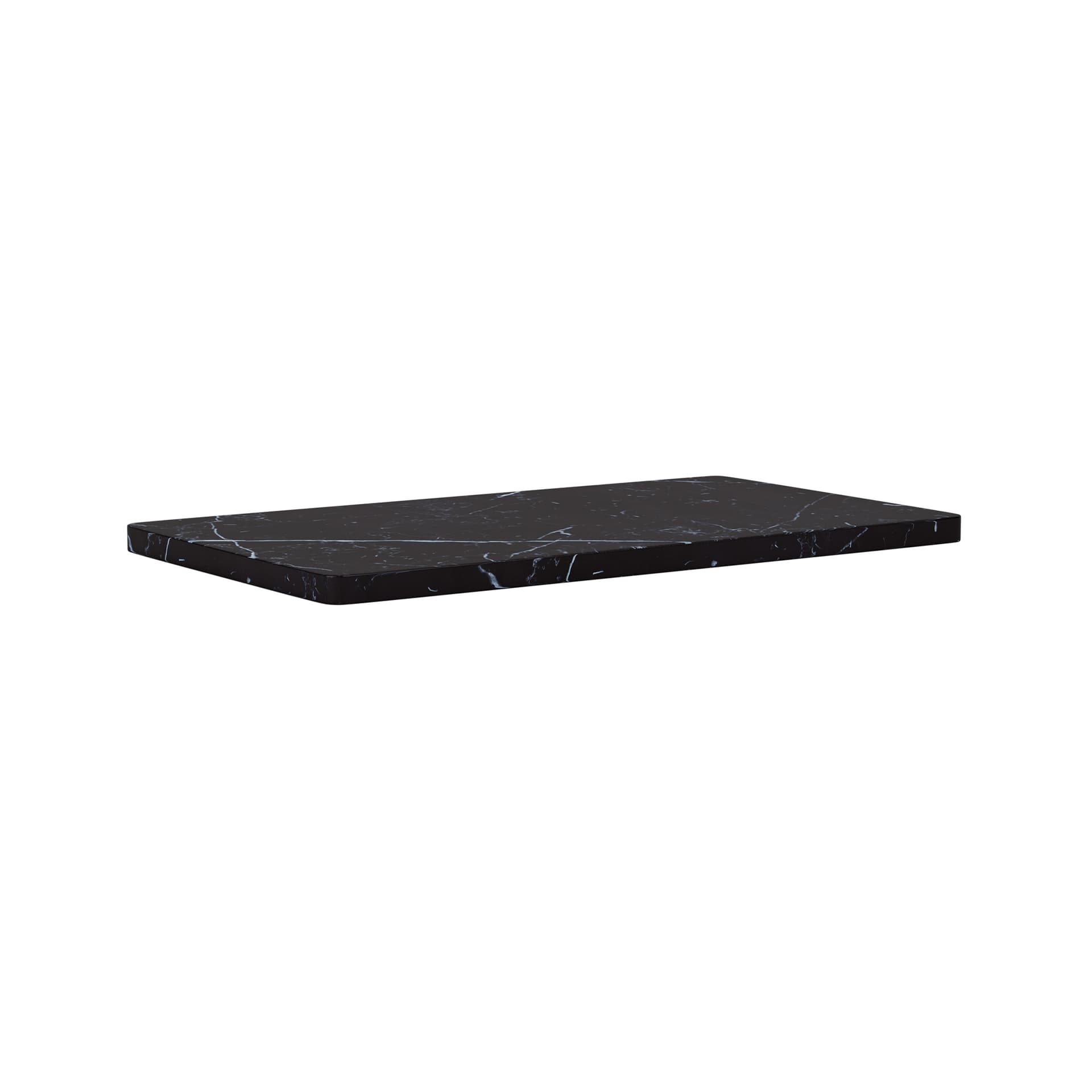 Montana Panton Wire bordplate 18,8x34,8 cm Black marble