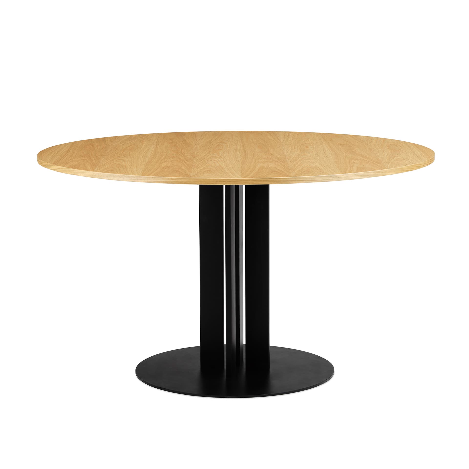 Normann Copenhagen - Scala Table H75 Ø130 cm Oak - Spisebord - Simon Legald - Tre farget - Metall/Tre