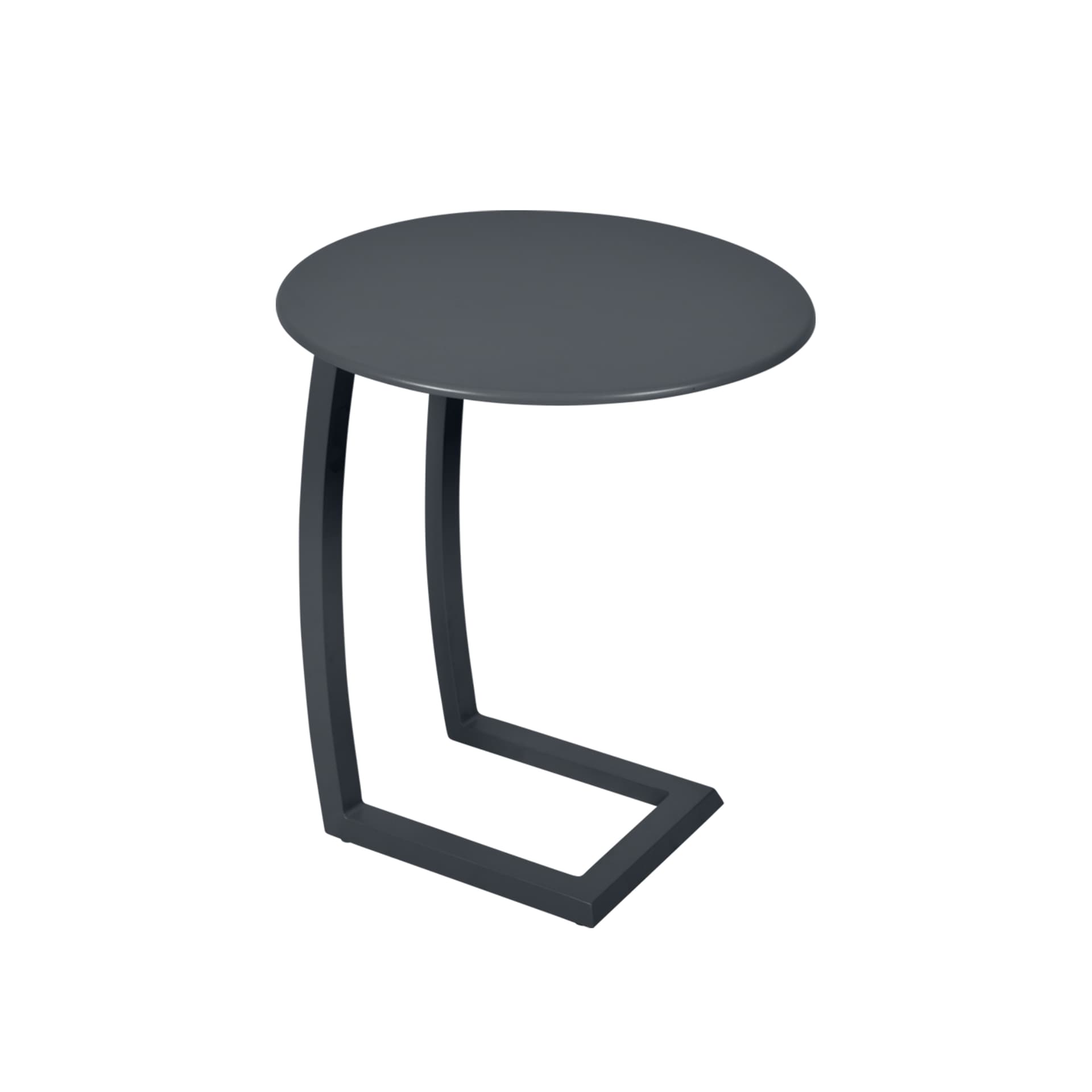 Fermob - Alizé Offset Low Table Anthracite - Utendørs småbord & sidebord - Pascal Mourgue - Grå - Metall