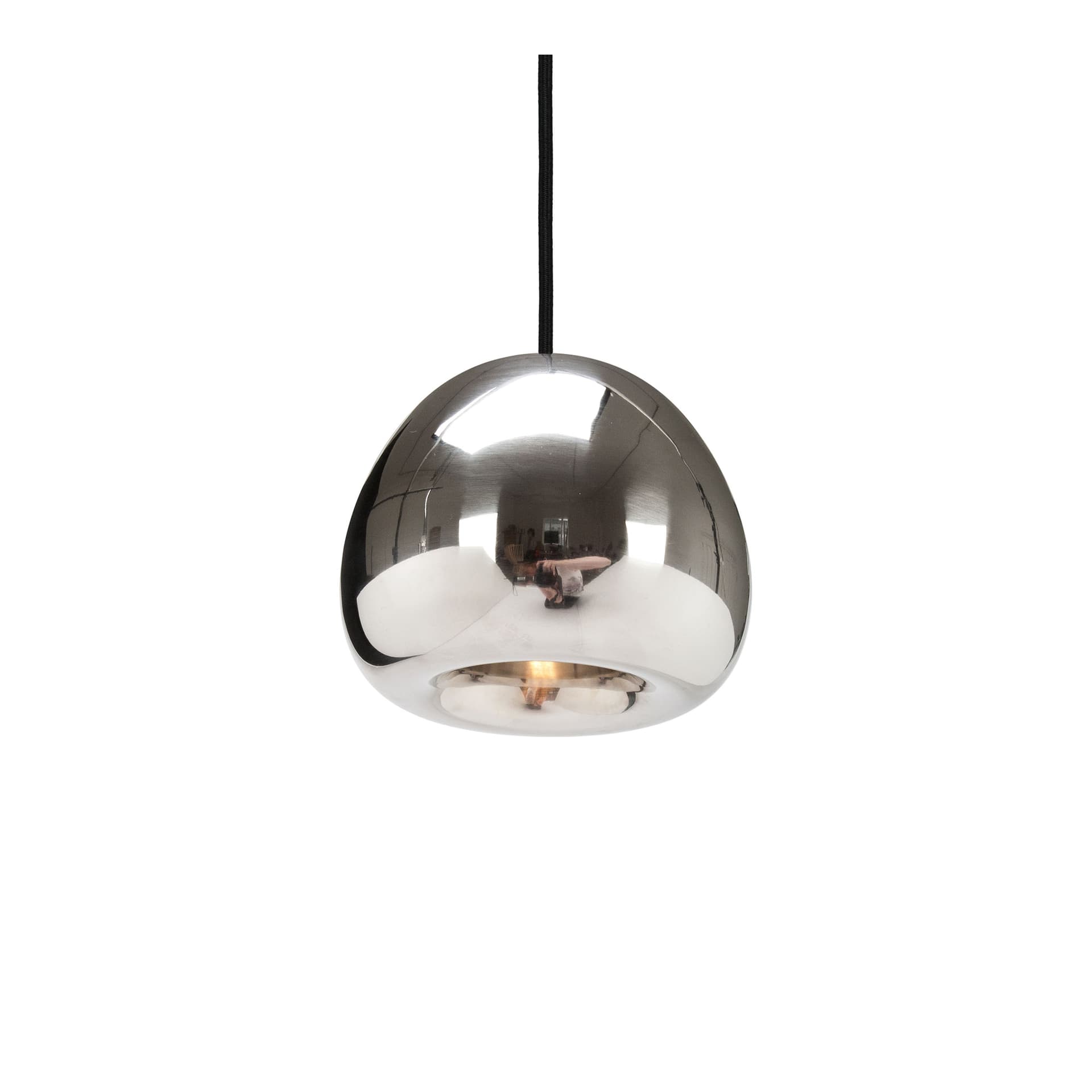 Tom Dixon - Void Mini Pendant, Rostfritt stål - Pendellamper - Sølv