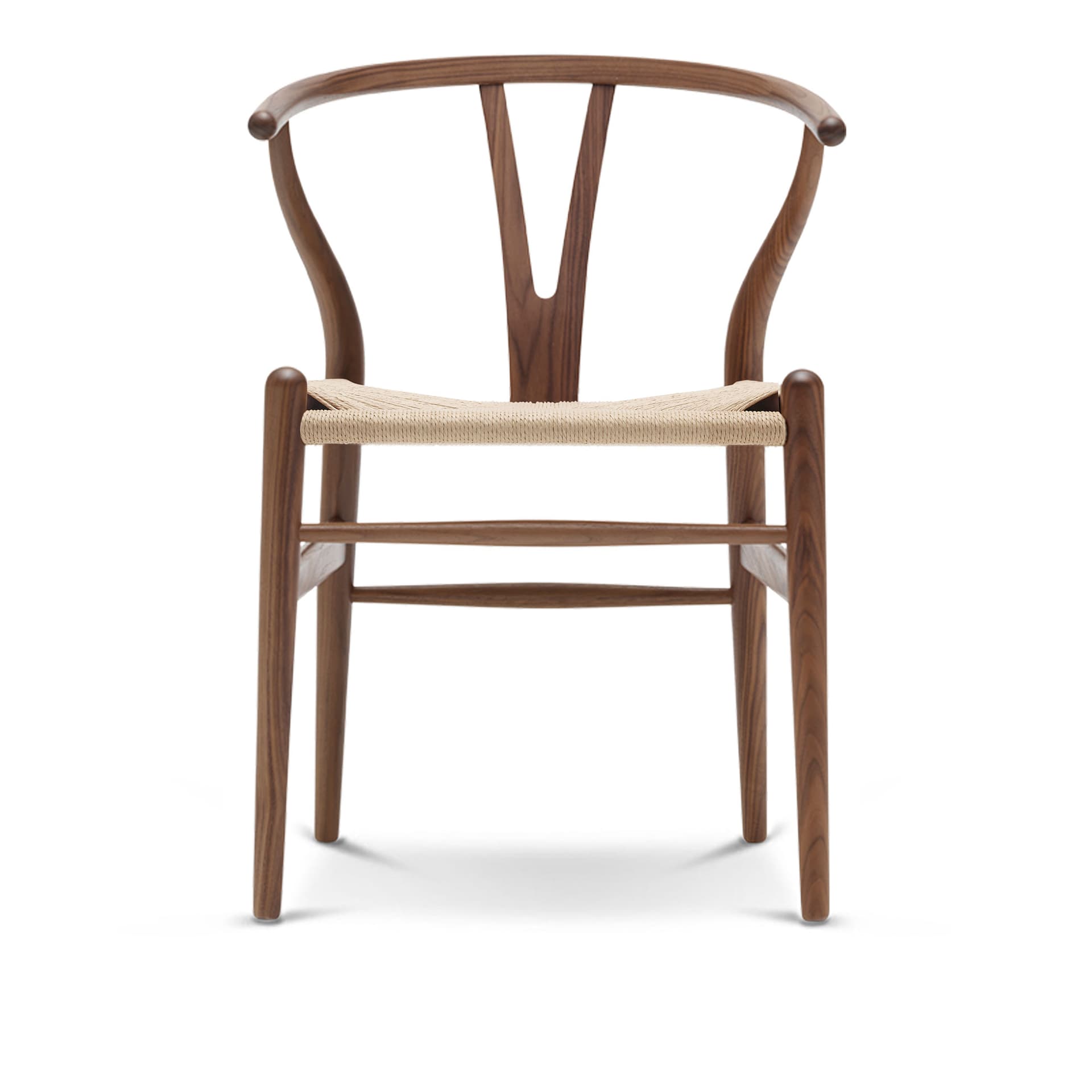 Carl Hansen - CH24 Y-Stolen Valnöt/ Snöre Natur Oljad - Spisestoler - Hans J. Wegner - Tre farget - Papir/Tre