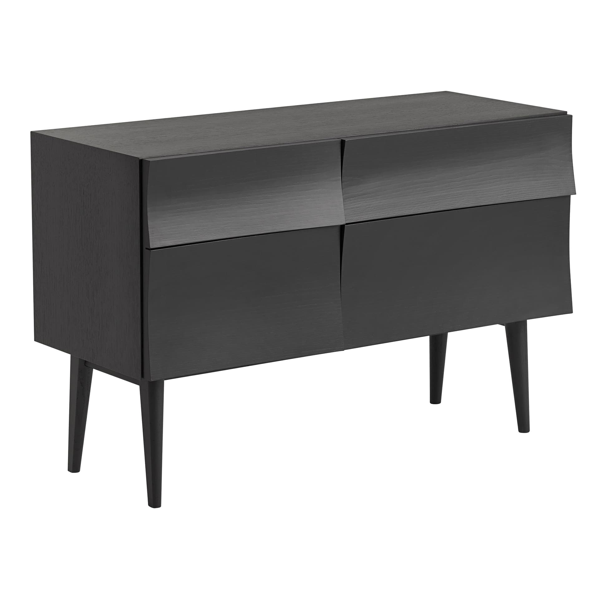 Muuto - Reflect Sideboard Small, Black - Sideboards - Søren Rose Studio - Svart - Tre