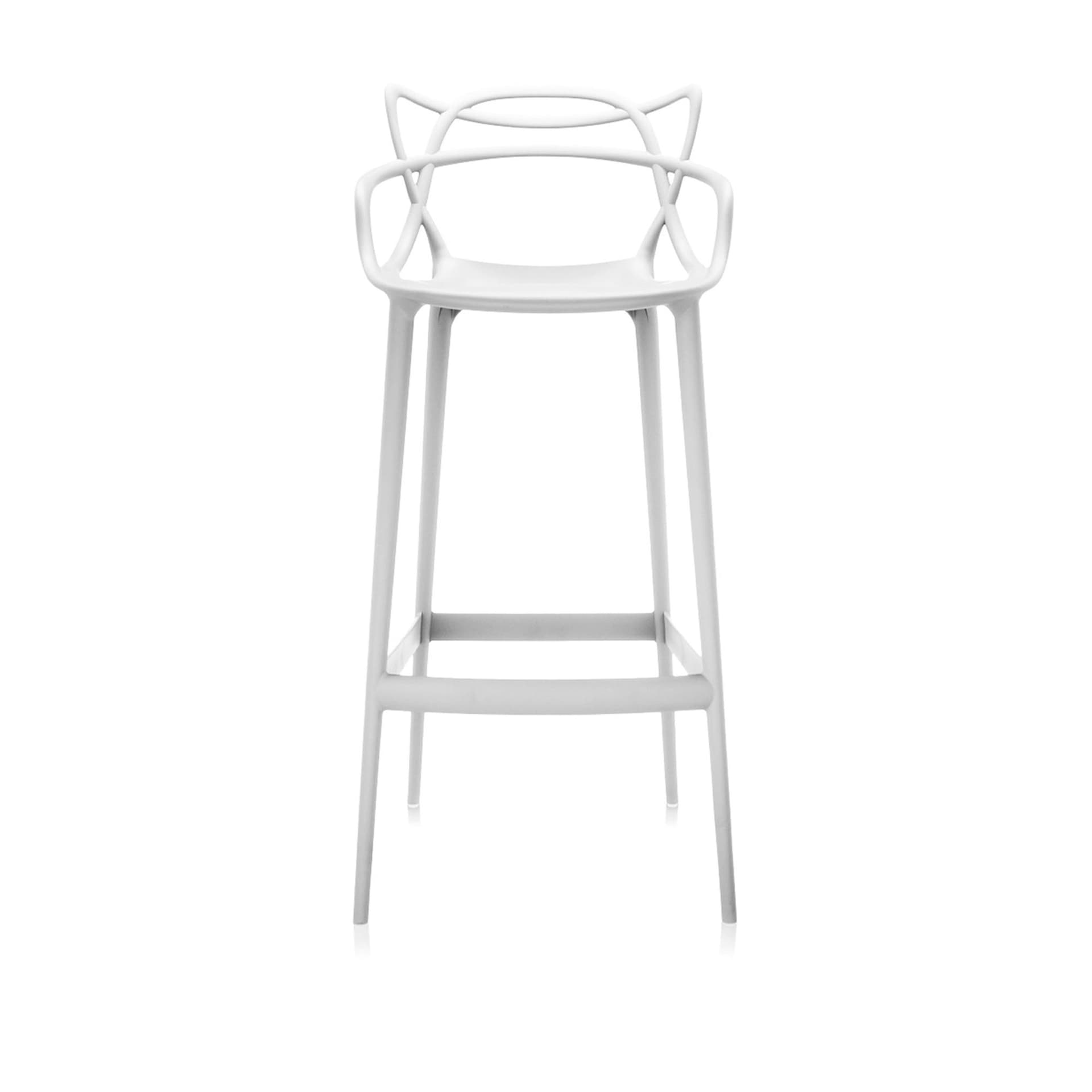 Kartell - Masters Stool 5868 White - Barstoler & barkrakker - Philippe Starck - Hvit - Plast
