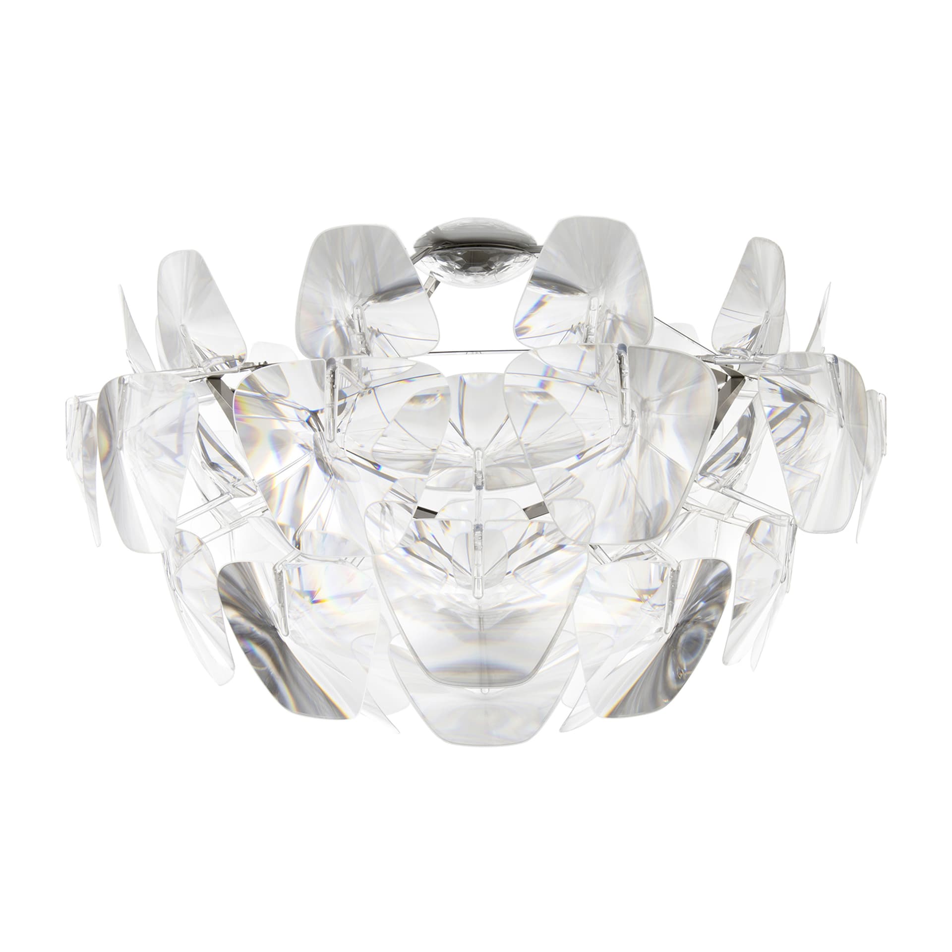 Luceplan - Hope Ceiling D66/30p 109 cm - Pendellamper - Francisco Gomez Paz,Paolo Rizzatto - Sølv