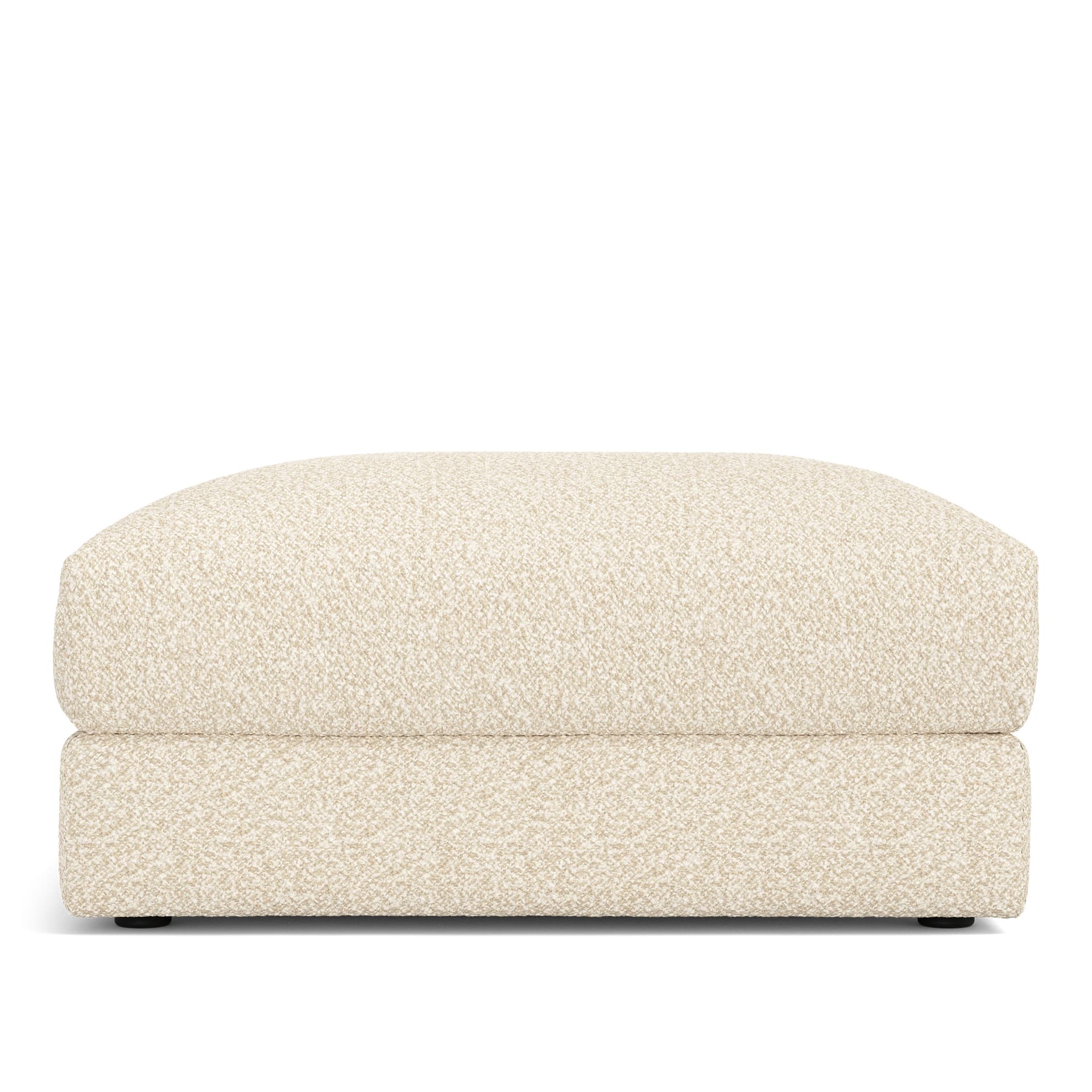 NOGA - Pavarotti Ottoman Vellus 04 Fixed Upholstery - Skamler & Taburetter - Ned/Metall/Tre/Skum