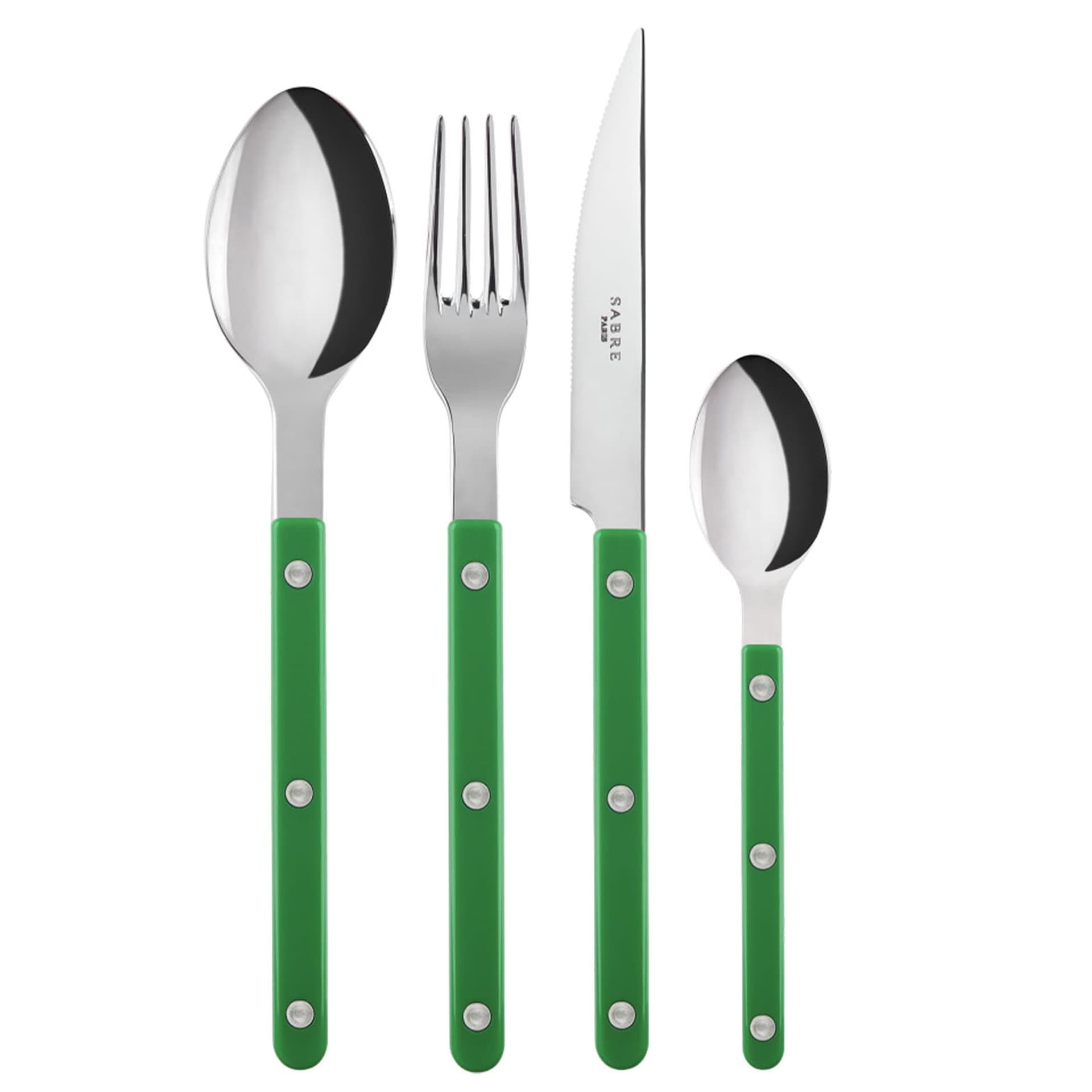 Sabre Paris - Bistrot solid bestickset 24 delar garden green - Bestikksett - Metall
