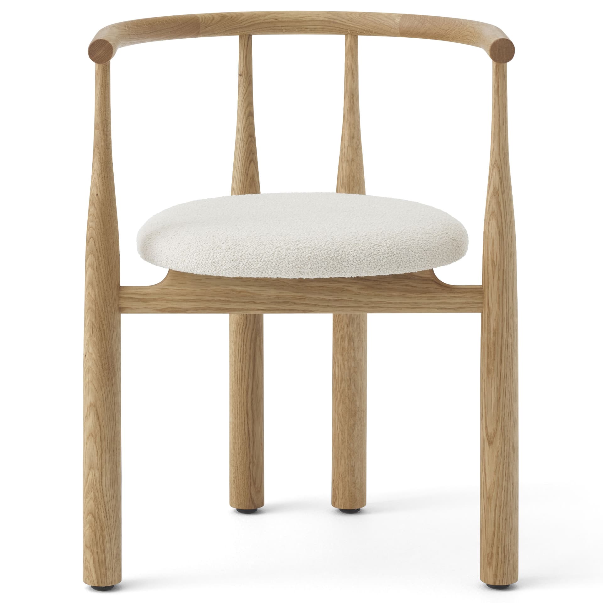 New Works - Bukowski Chair Oak - Spisestoler - Steven Bukowski - Beige - Tre/Tekstilmateriale