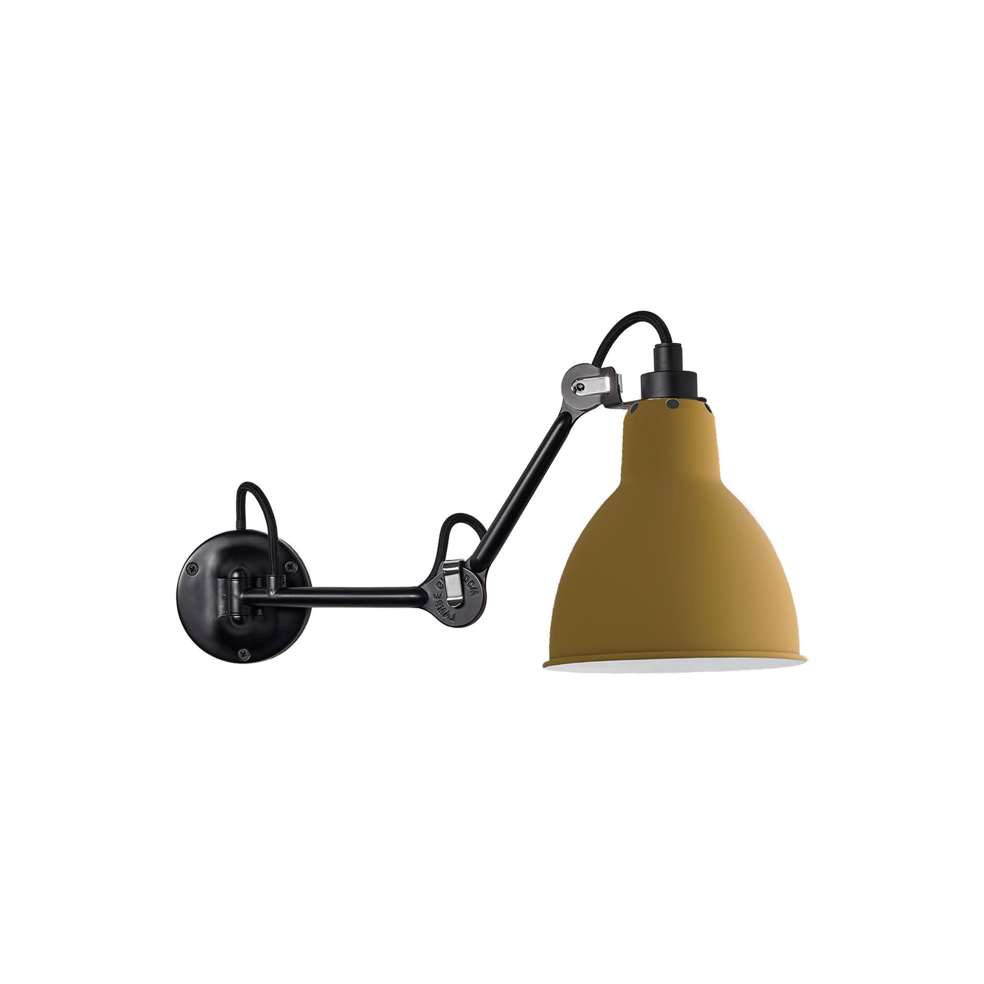 DCWéditions - Lampe Gras No204 - Round, Gul - Sengelamper - Bernard-Albin Gras - Gul - Metall
