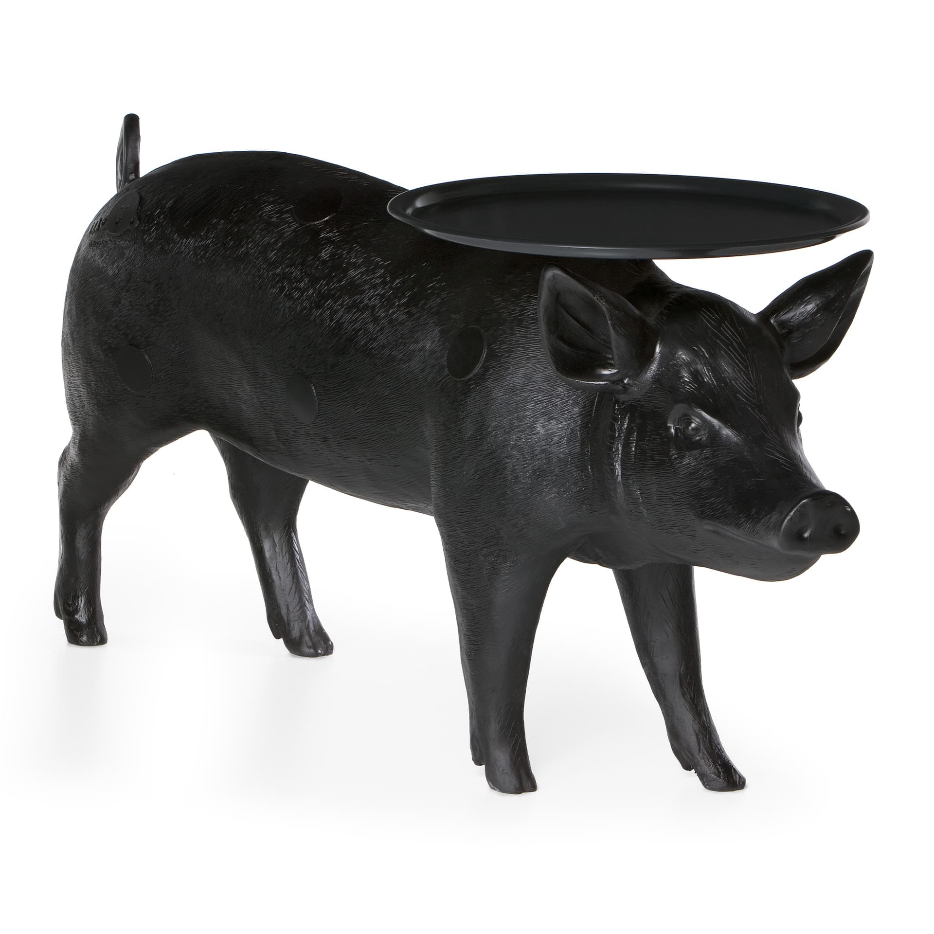 Moooi - Pig Table - Småbord & sidebord - Front Design - Svart - Plast