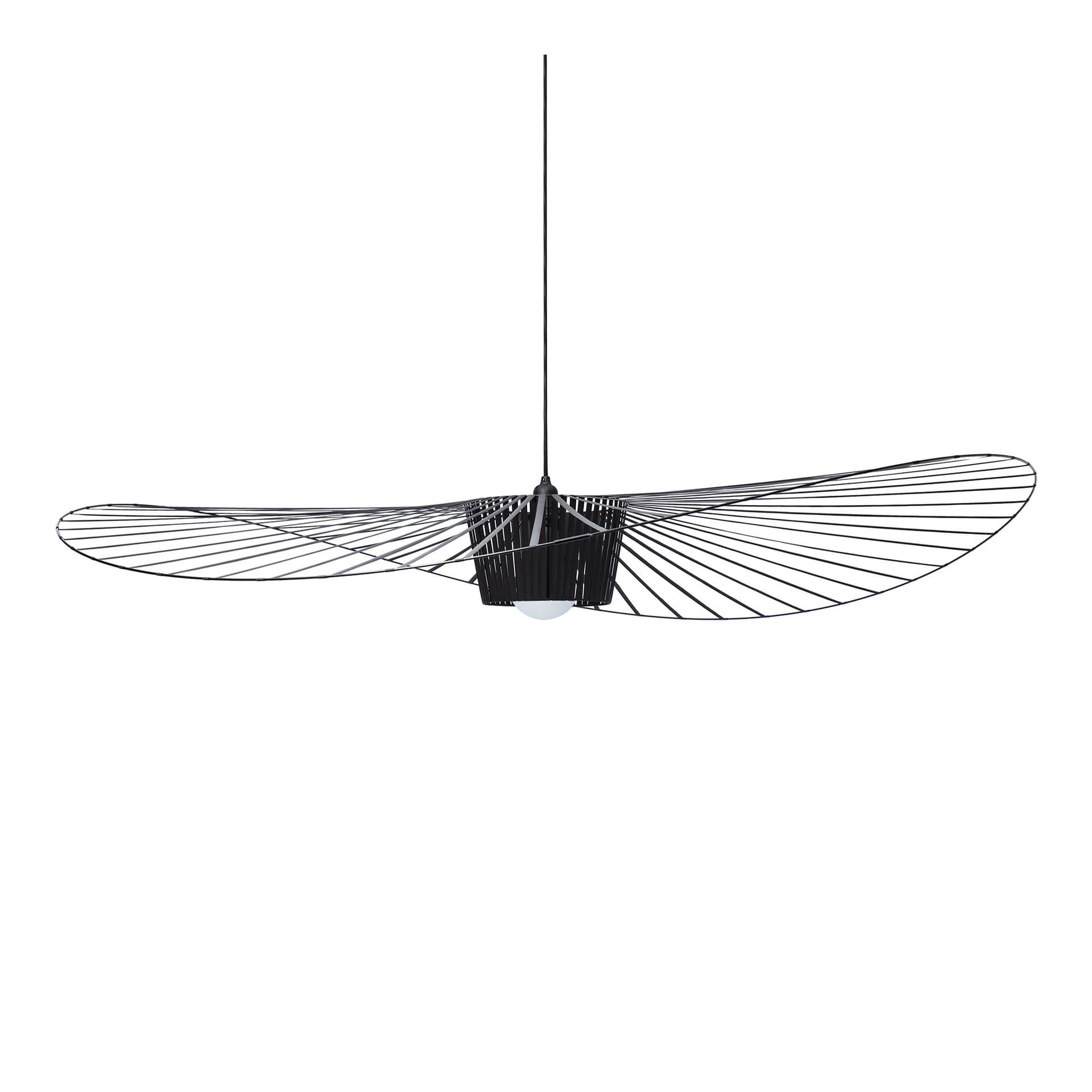 Petite Friture - Vertigo Pendant Lamp Black Large - Pendellamper - Constance Guisset - Svart