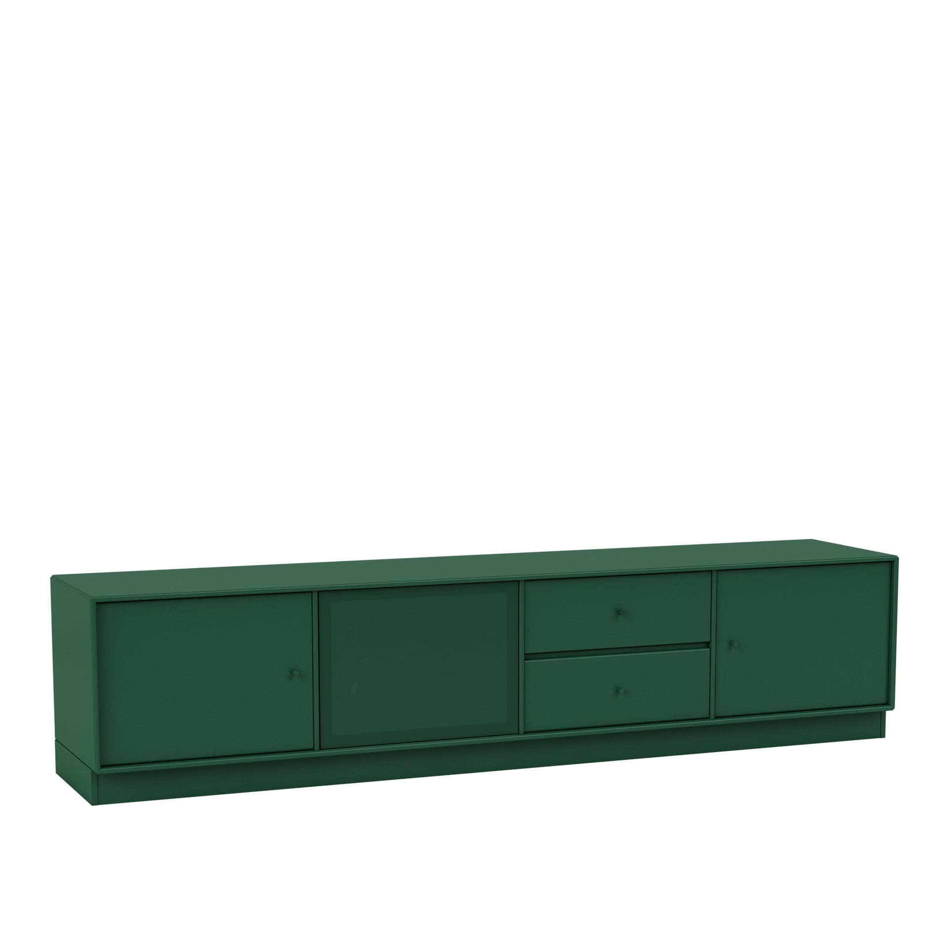 Montana - Octave Viii TV Bench 136-Pine 07 Plinth 7 cm - TV-benker - Peter J. Lassen - Grønn - Tre