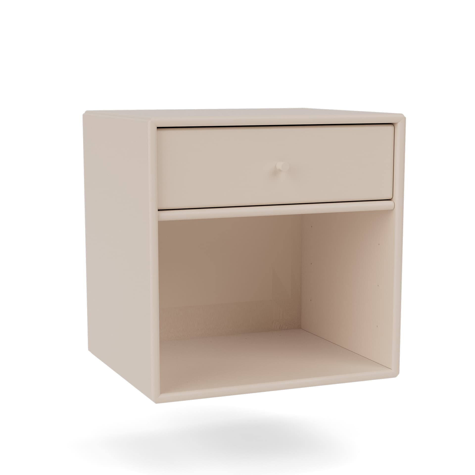 Montana - Dream Nightstand 168-Clay 04 Suspension Rails - Nattbord - Peter J. Lassen - Beige - Tre