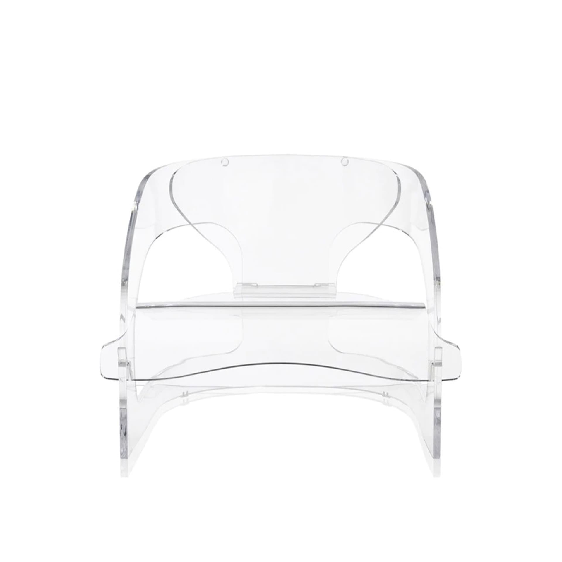 Kartell - Joe Colombo Armchair, Crystal - Lenestoler - Joe Colombo - Gjennomsiktig - Plast