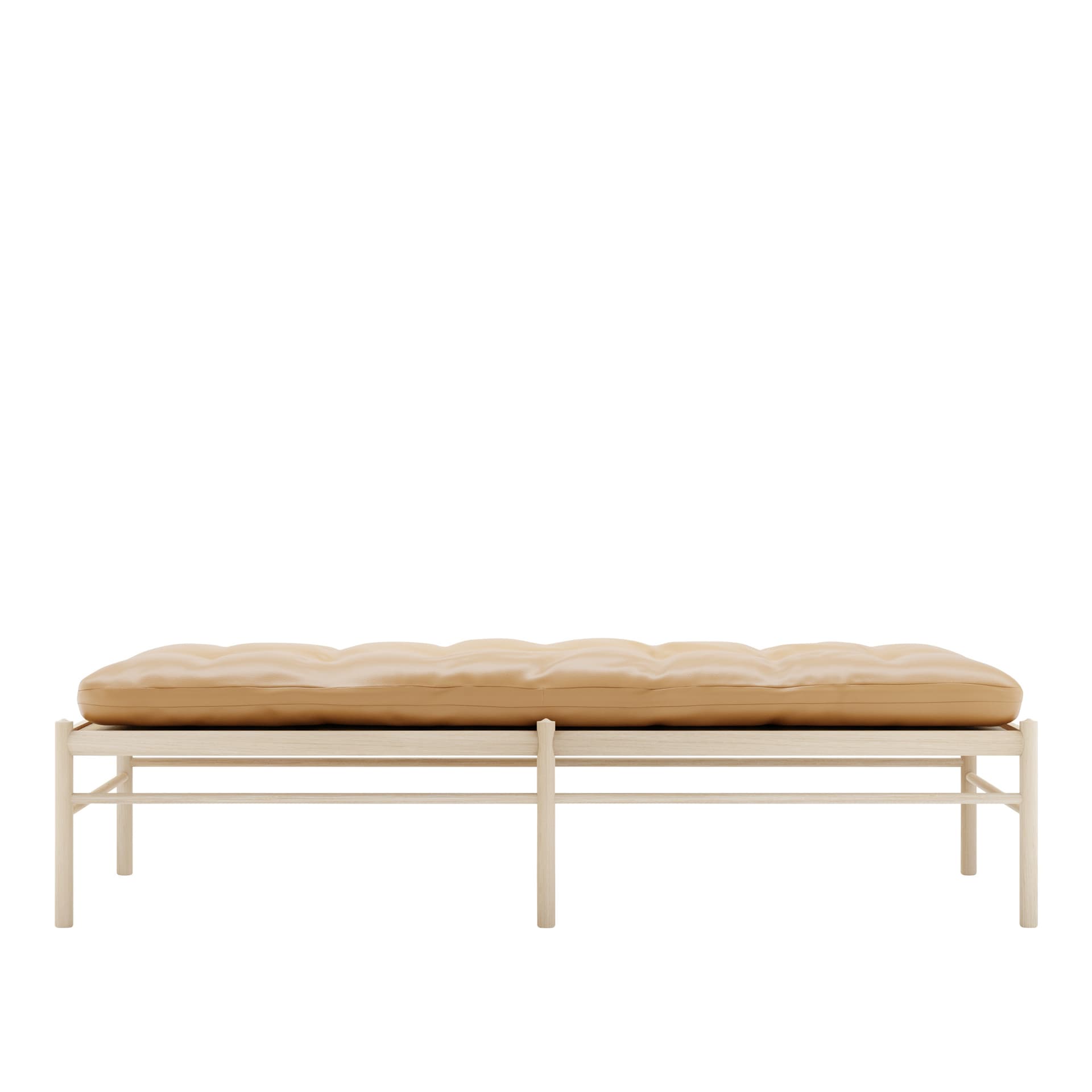 Carl Hansen - OW150, Tvålad Ek, Lädergrupp A Loke - 7050 - Dagsenger - Ole Wanscher - Brun