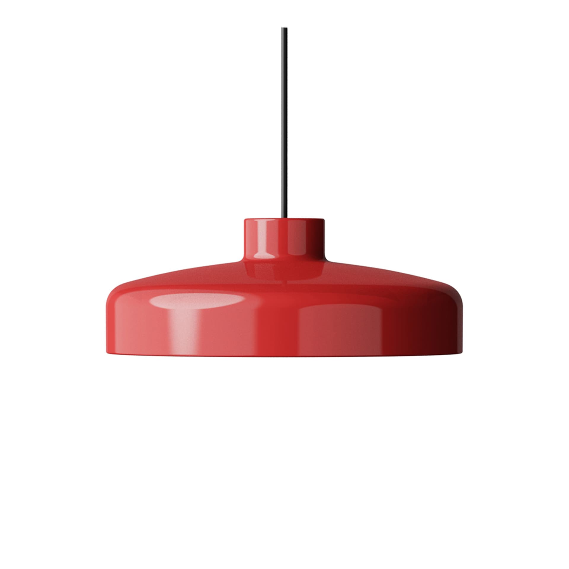 NINE - Lacquer - Pendant Medium Red - Pendellamper - Keiji Takeuchi - Rød - Metall/Plast