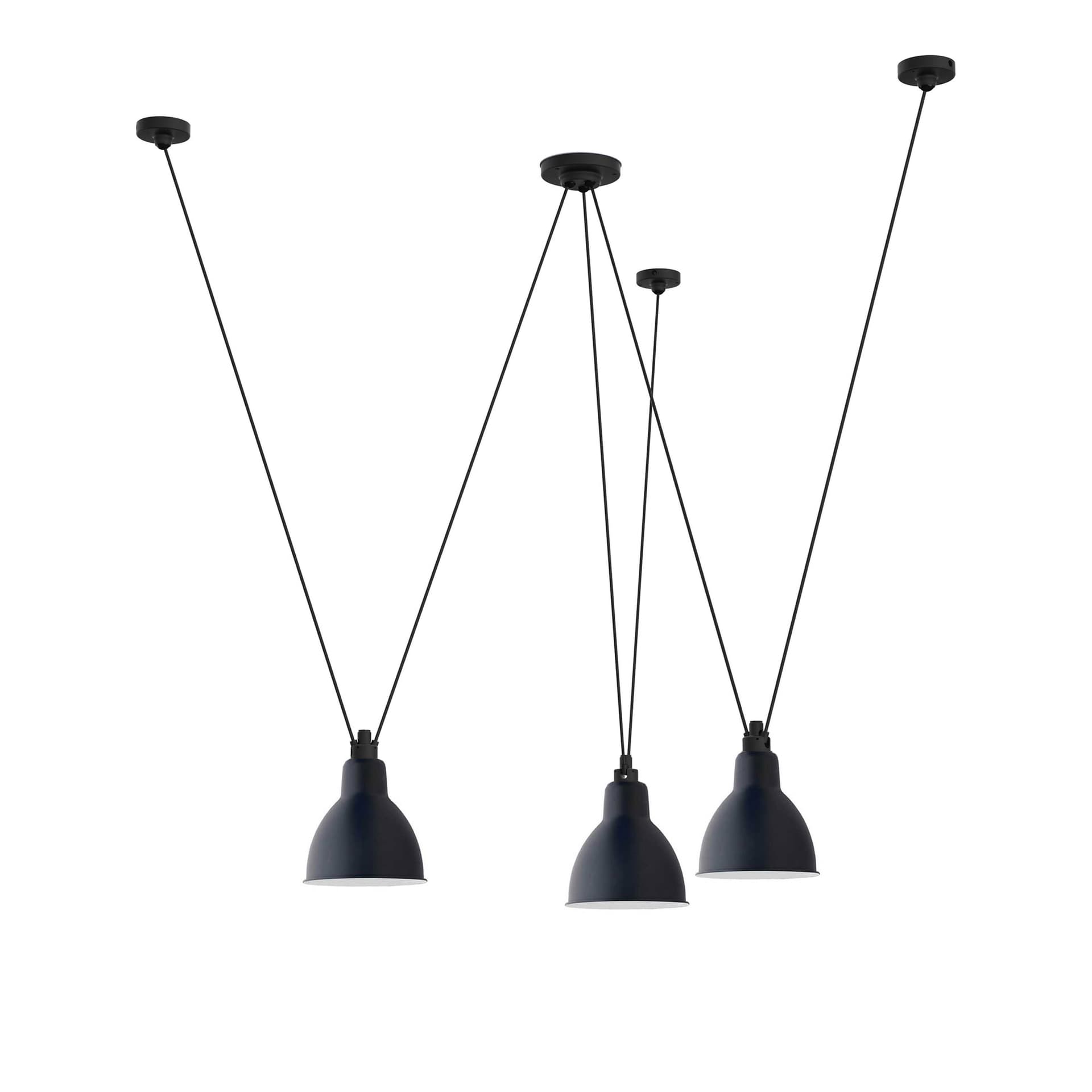 DCWéditions - Les Acrobates De Gras 325 XL Round Blue - Pendellamper - Bernard-Albin Gras - Blå