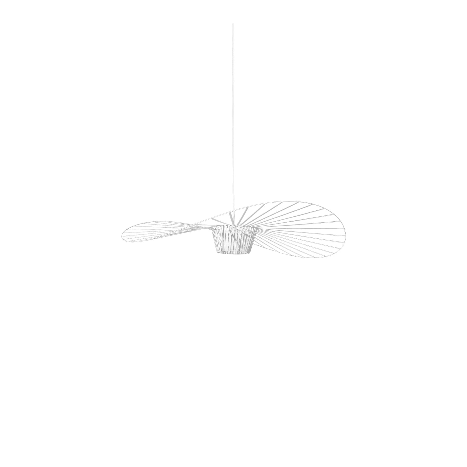 Petite Friture - Vertigo Pendant Lamp White Small - Pendellamper - Constance Guisset - Hvit