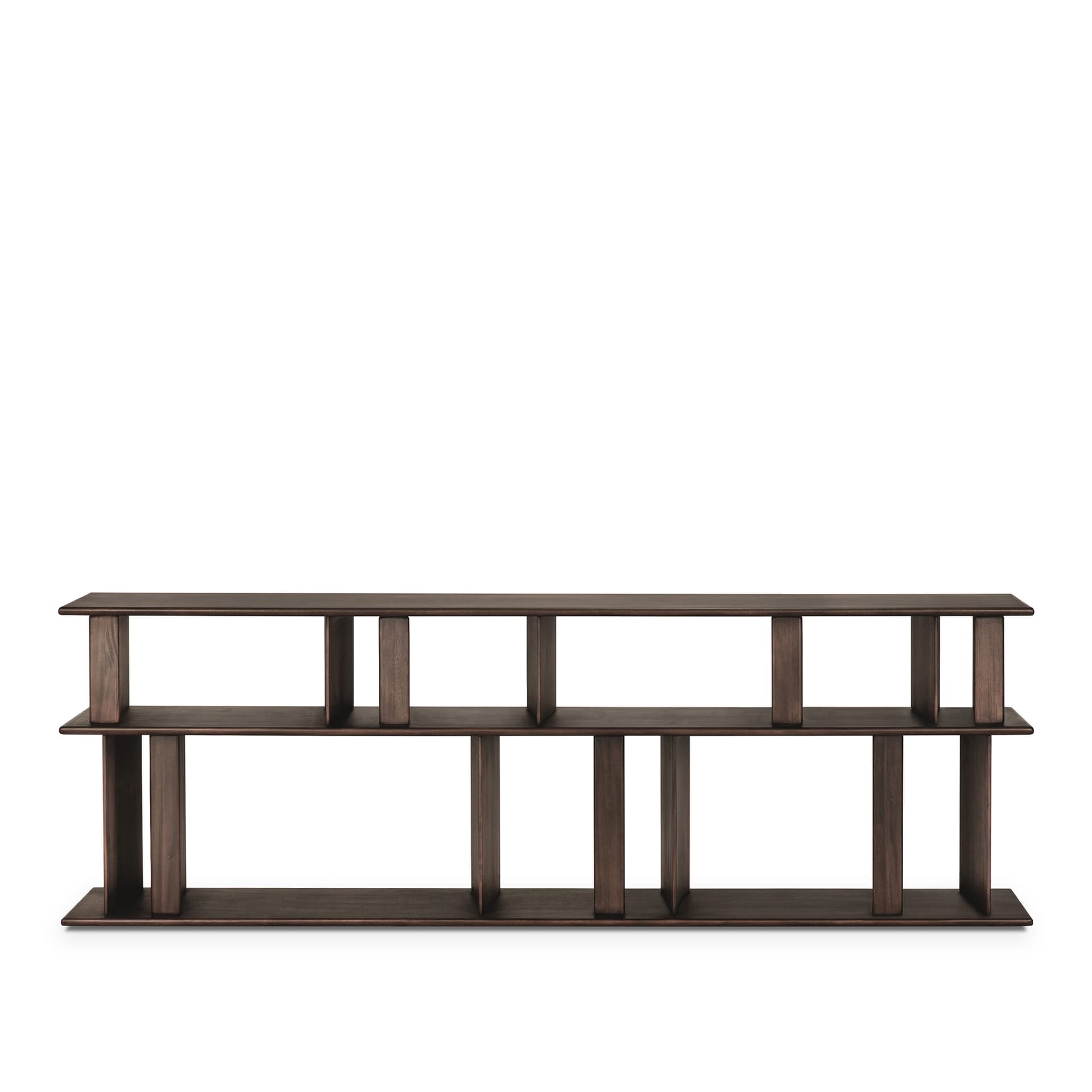 Ethnicraft - Block sofa console - varnished mahogany - espresso matte - Konsollbord - Alain Van Havre - Brun - Tre