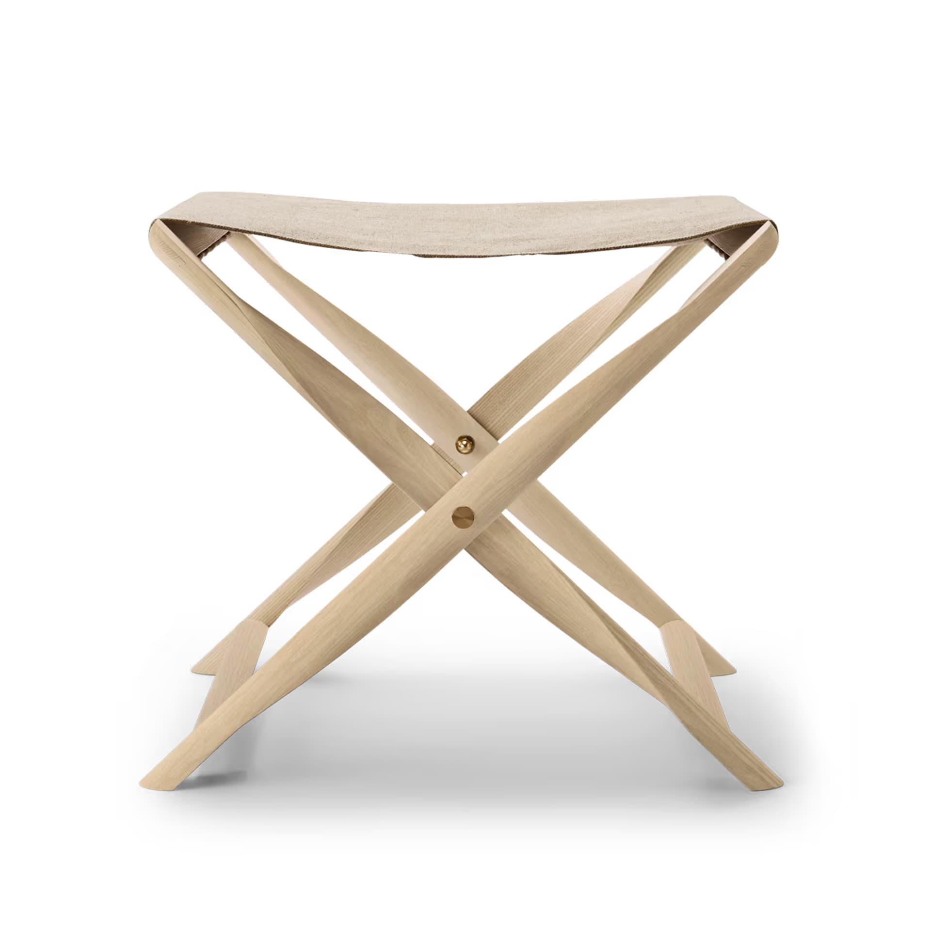 Carl Hansen - KK87830 Propeller Stool Oak Soap Canvas Nature 720 g - Krakker - Kaare Klint - Tre farget - Tre