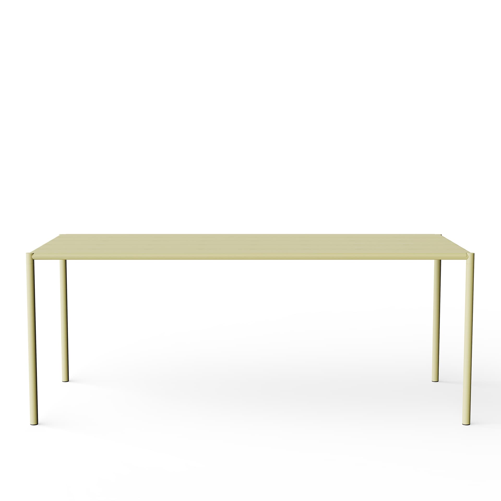 NINE - Sine - Dining Table 1890 x 945 Yellow - Utendørs spisebord - Note Design Studio - Gul - Metall
