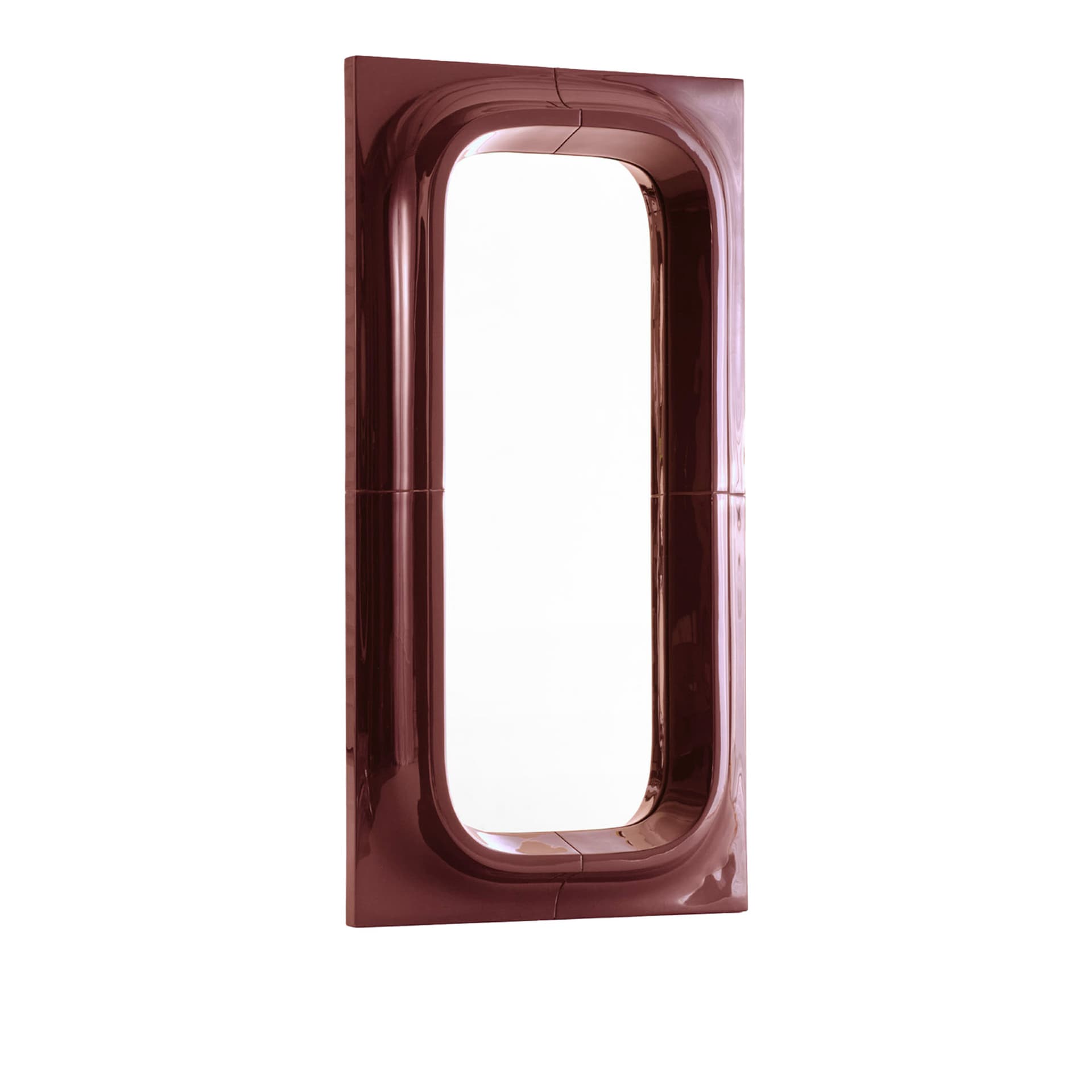 NOGA - Porthole Mirror Small Red - Helkroppsspeil - Willo Perron - Rød - Plast