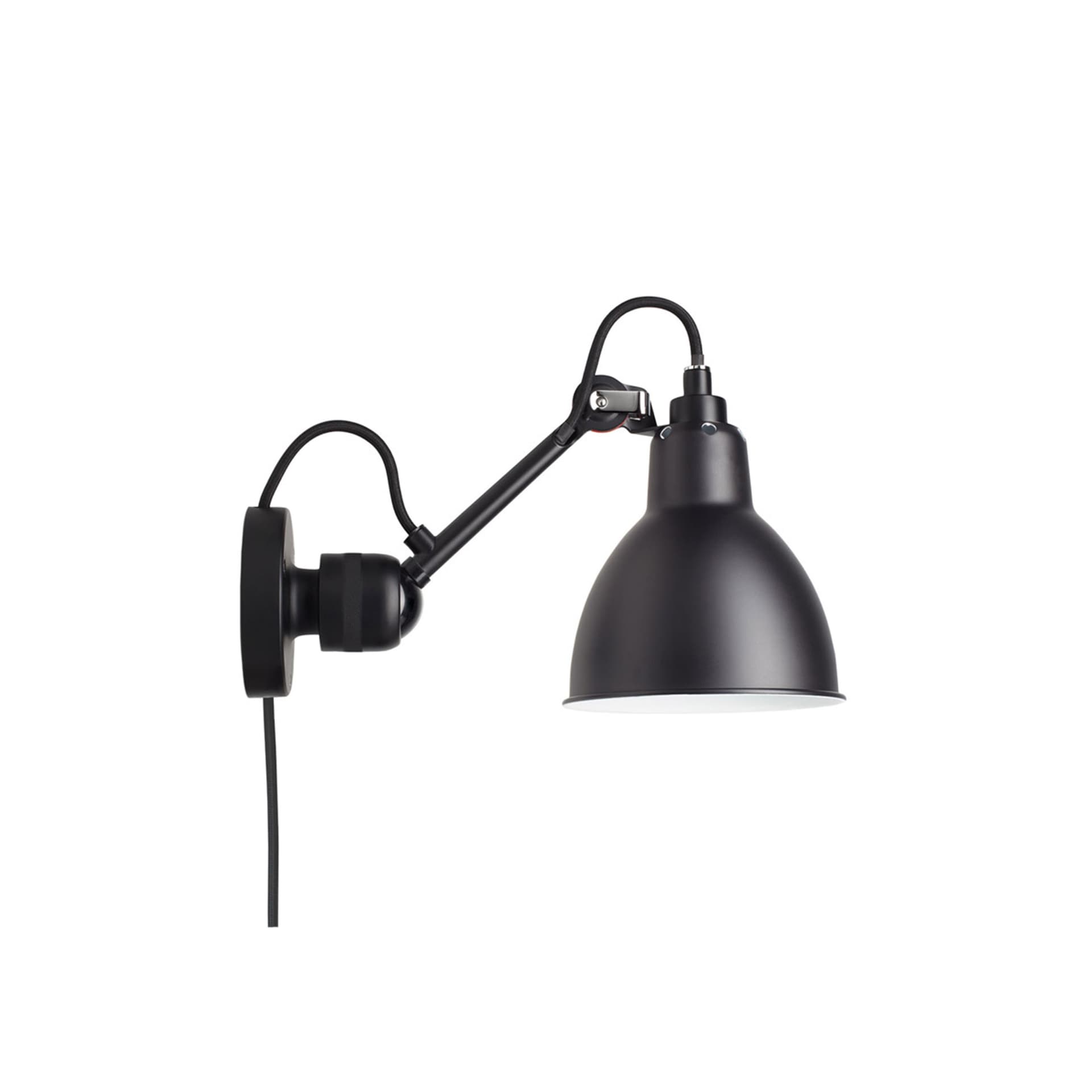 Lampe Gras - 304CA Vegglampe Svart