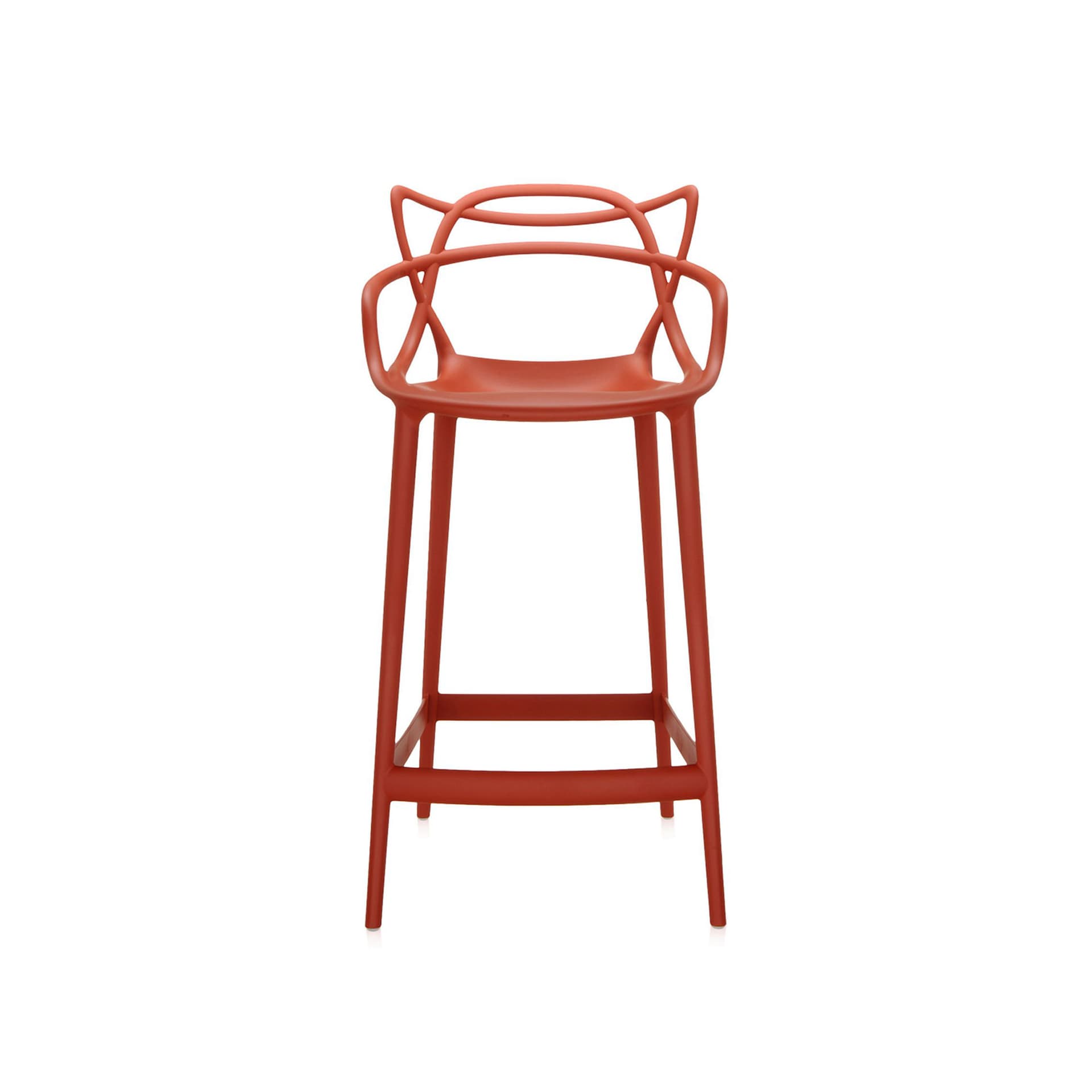 Kartell - Masters Stool 5869 Rust - Barstoler & barkrakker - Philippe Starck - Oransje - Plast
