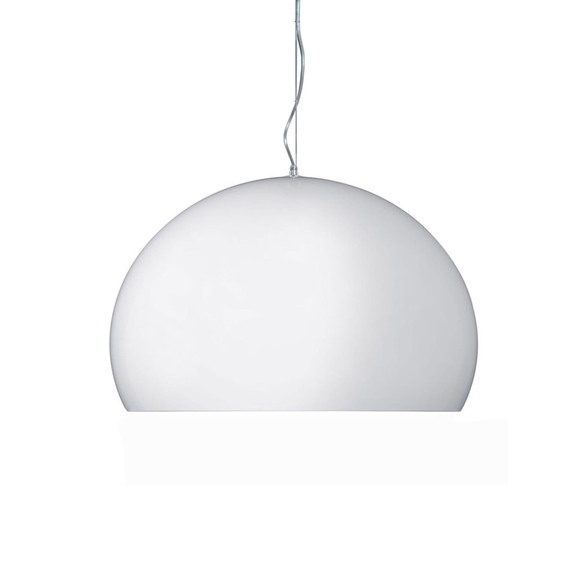 Kartell - Big Fl/y Suspension - Matt White - Pendellamper - Ferruccio Laviani - Hvit